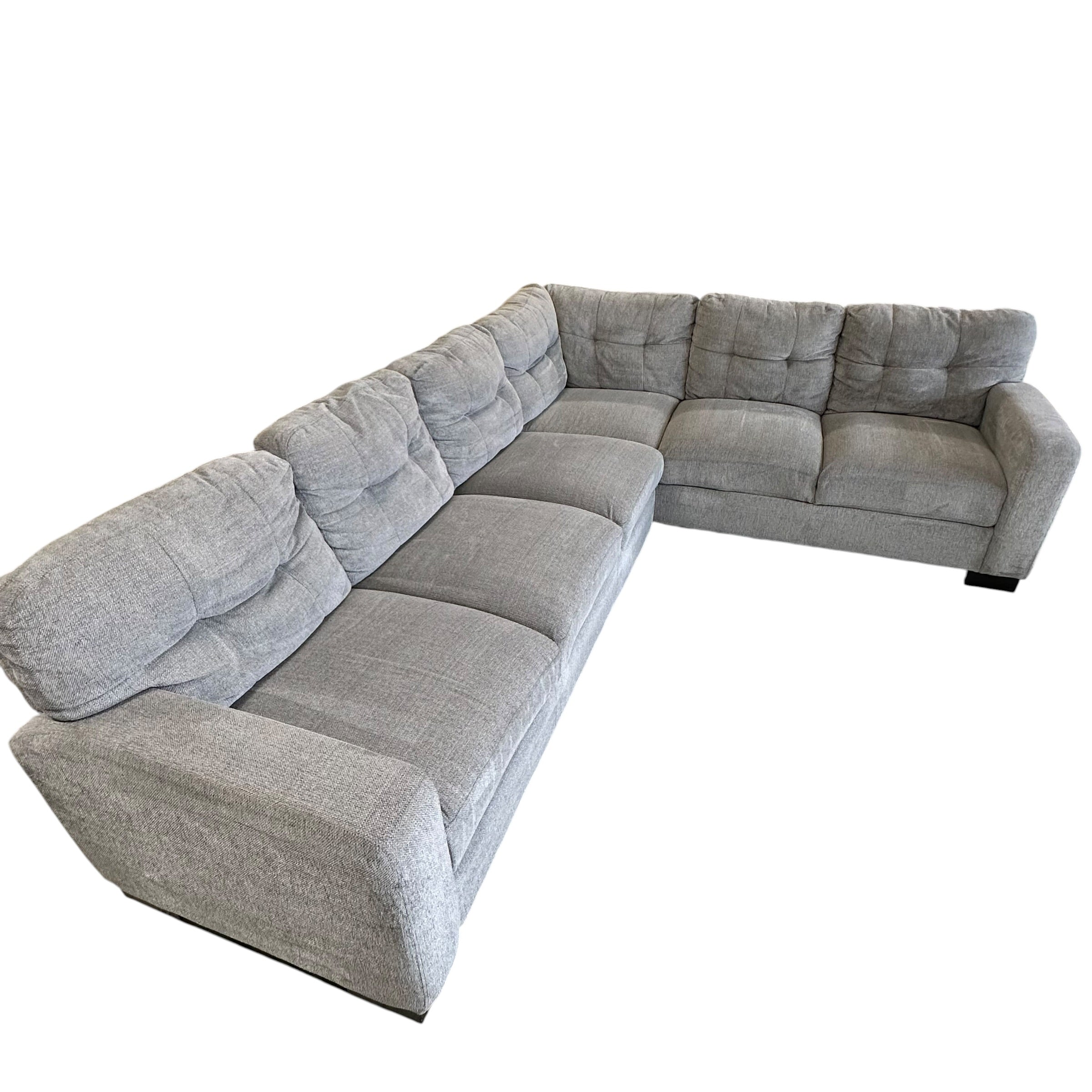 L Shape Sectional in Gray