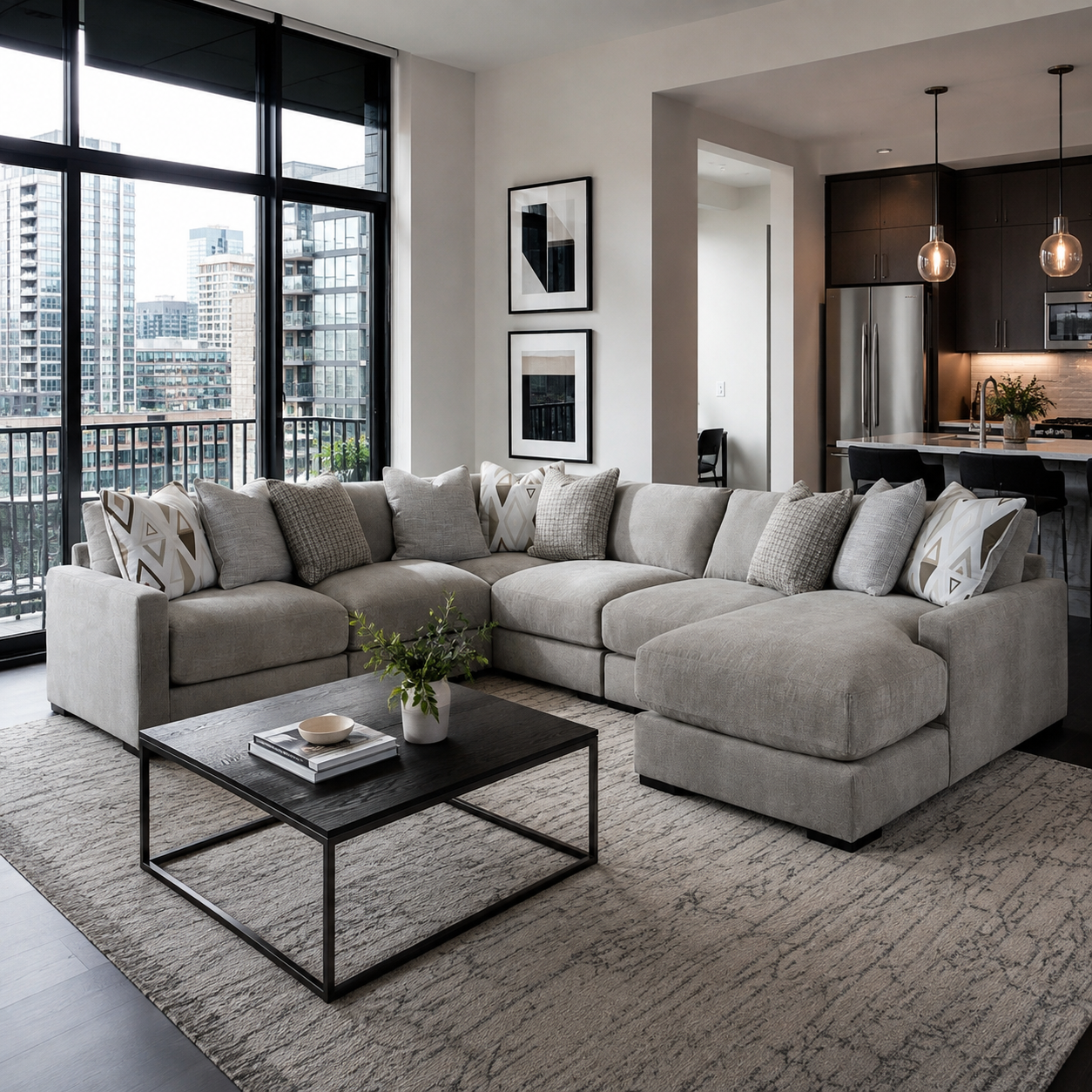 Jolie Sectional -Customizable