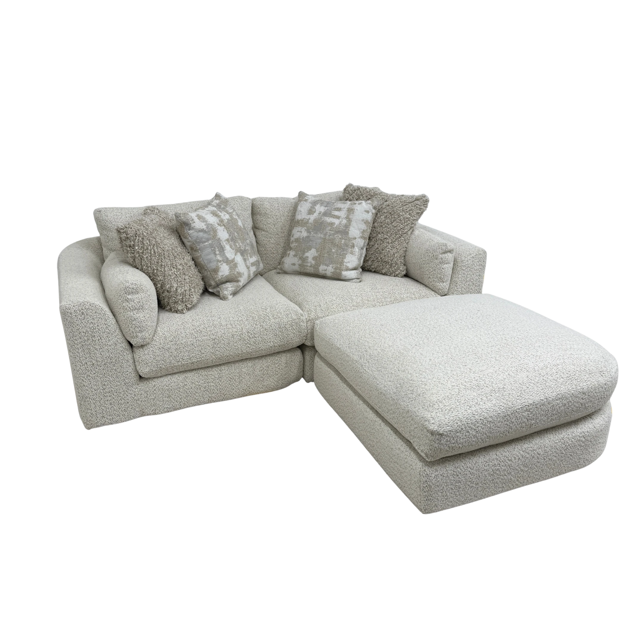 Juniper 2-Piece Loveseat with Ottoman