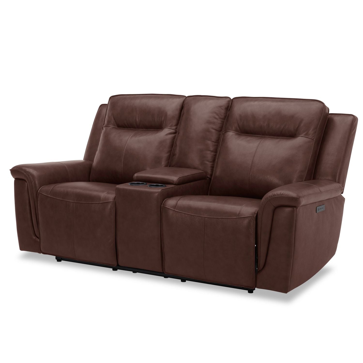 Loveseat w/Console P2 - Cognac