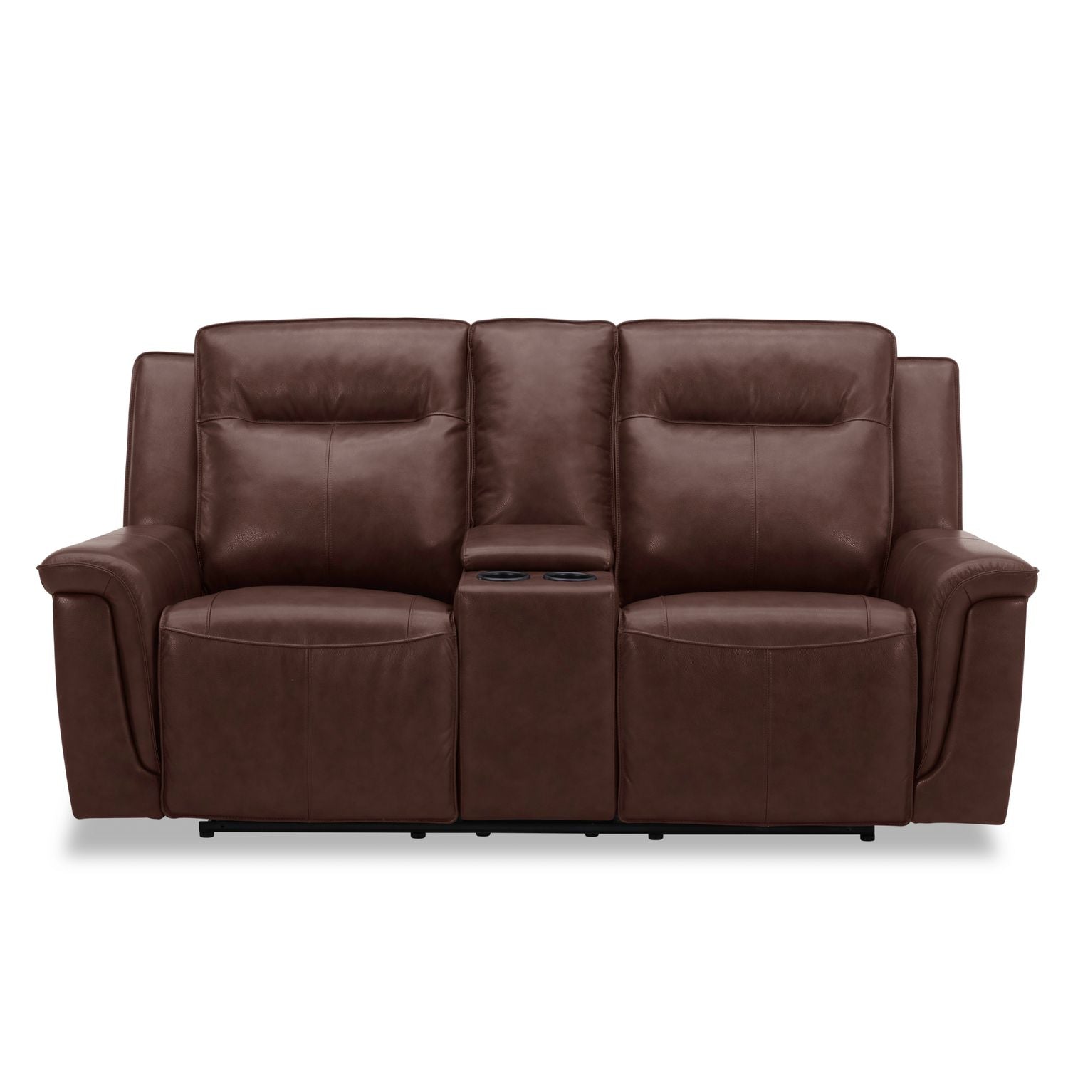 Loveseat w/Console P2 - Cognac