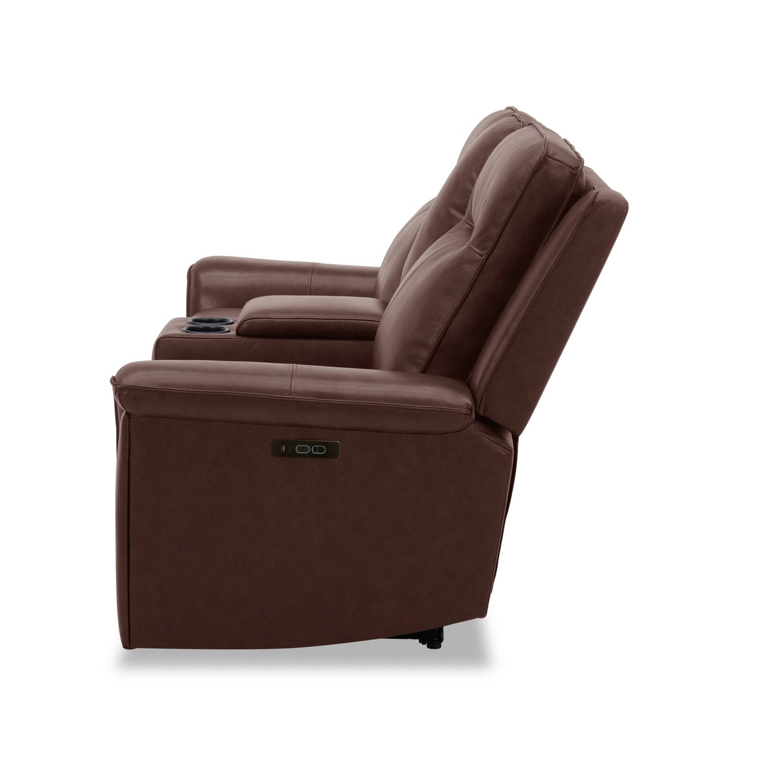 Loveseat w/Console P2 - Cognac