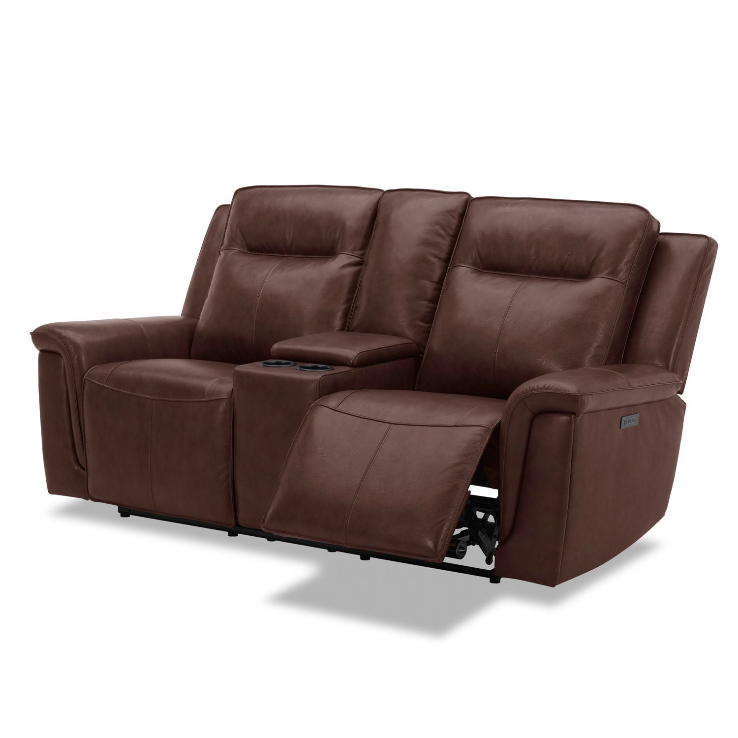 Loveseat w/Console P2 - Cognac