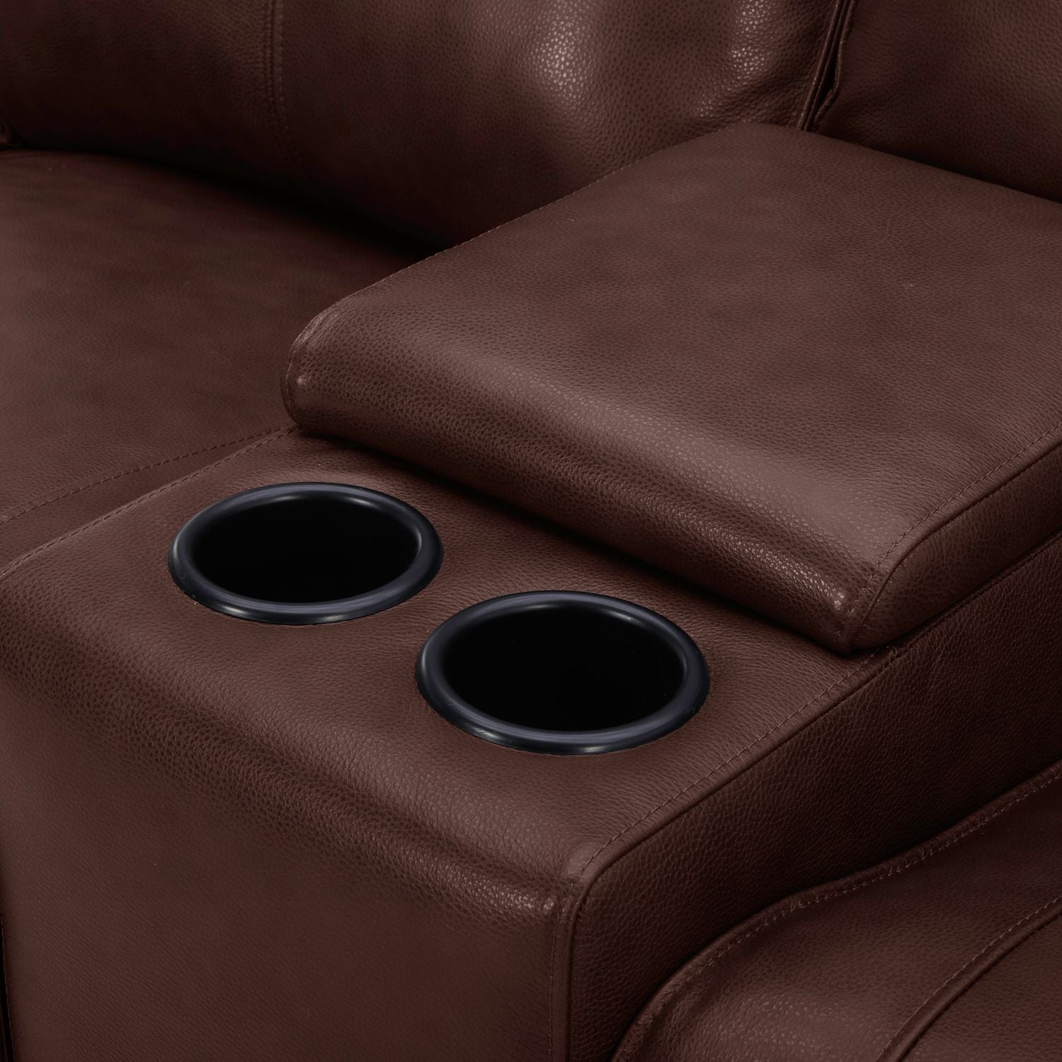 Loveseat w/Console P2 - Cognac