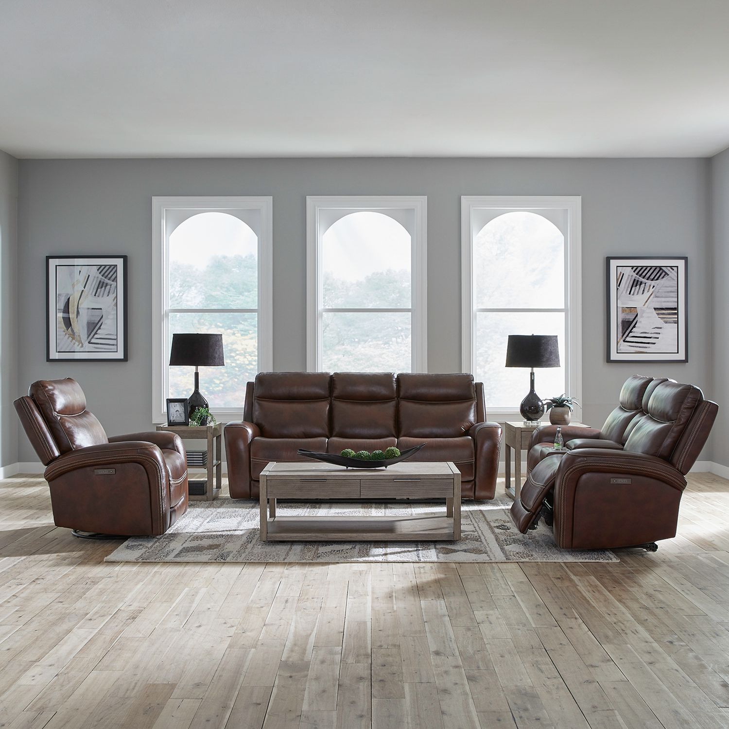 Sofa w/ Loveseat & Recliner