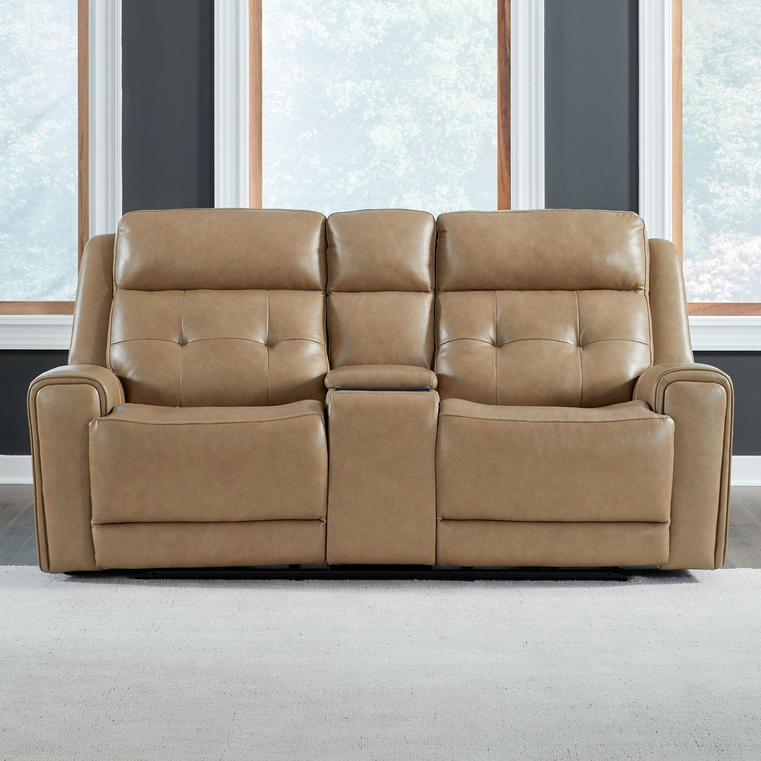Loveseat w/Console P3 & ZG - York Sand
