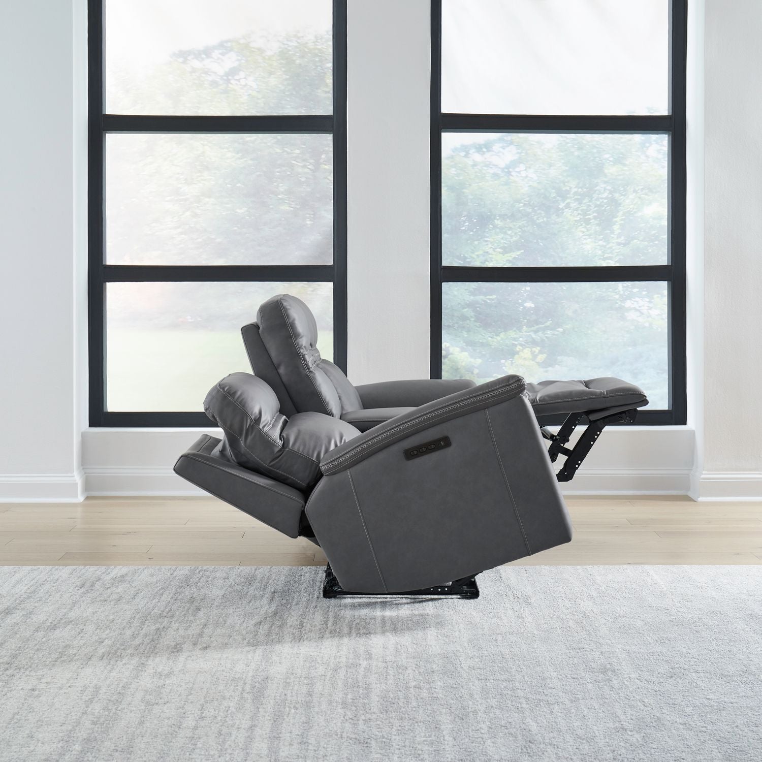 Loveseat w/Console P3 & ZG - Blue Gray