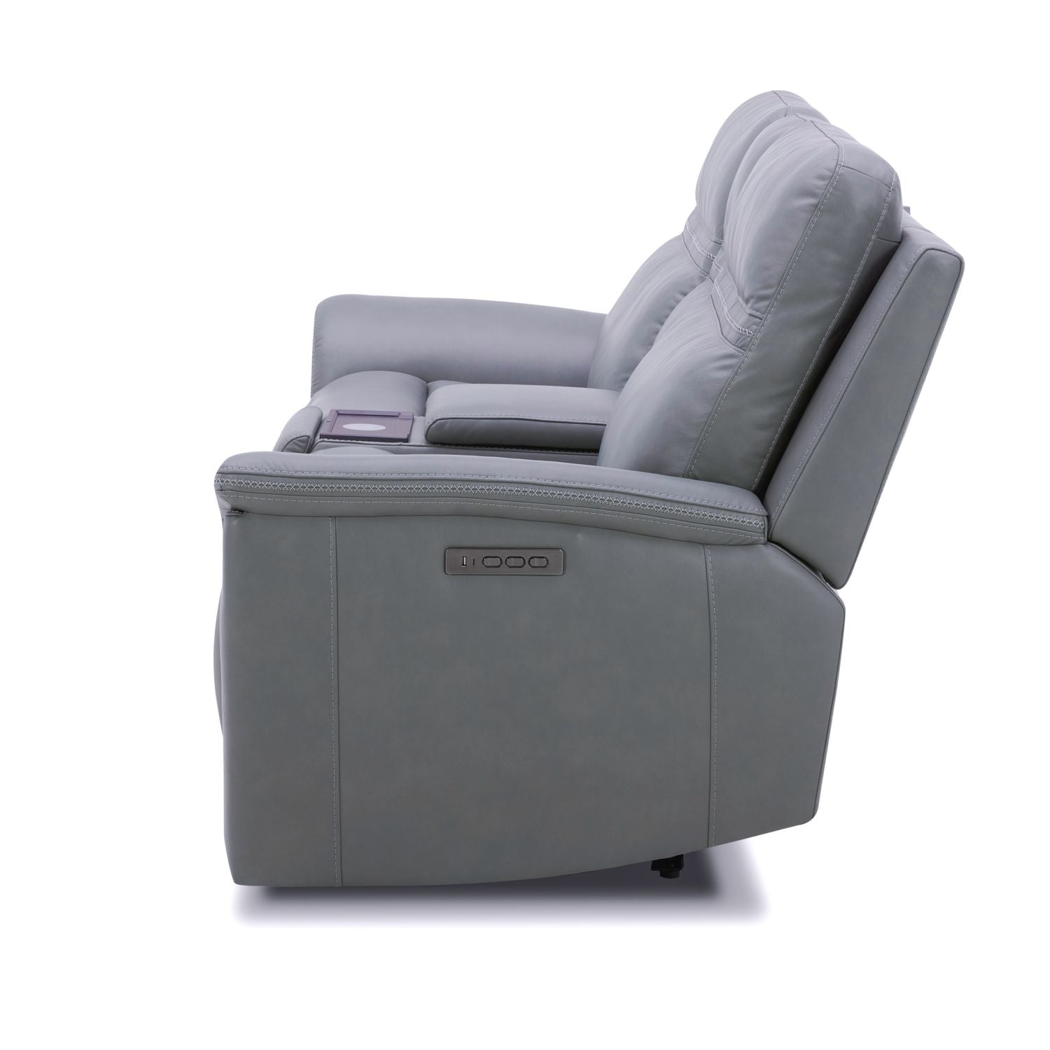 Loveseat w/Console P3 & ZG - Blue Gray