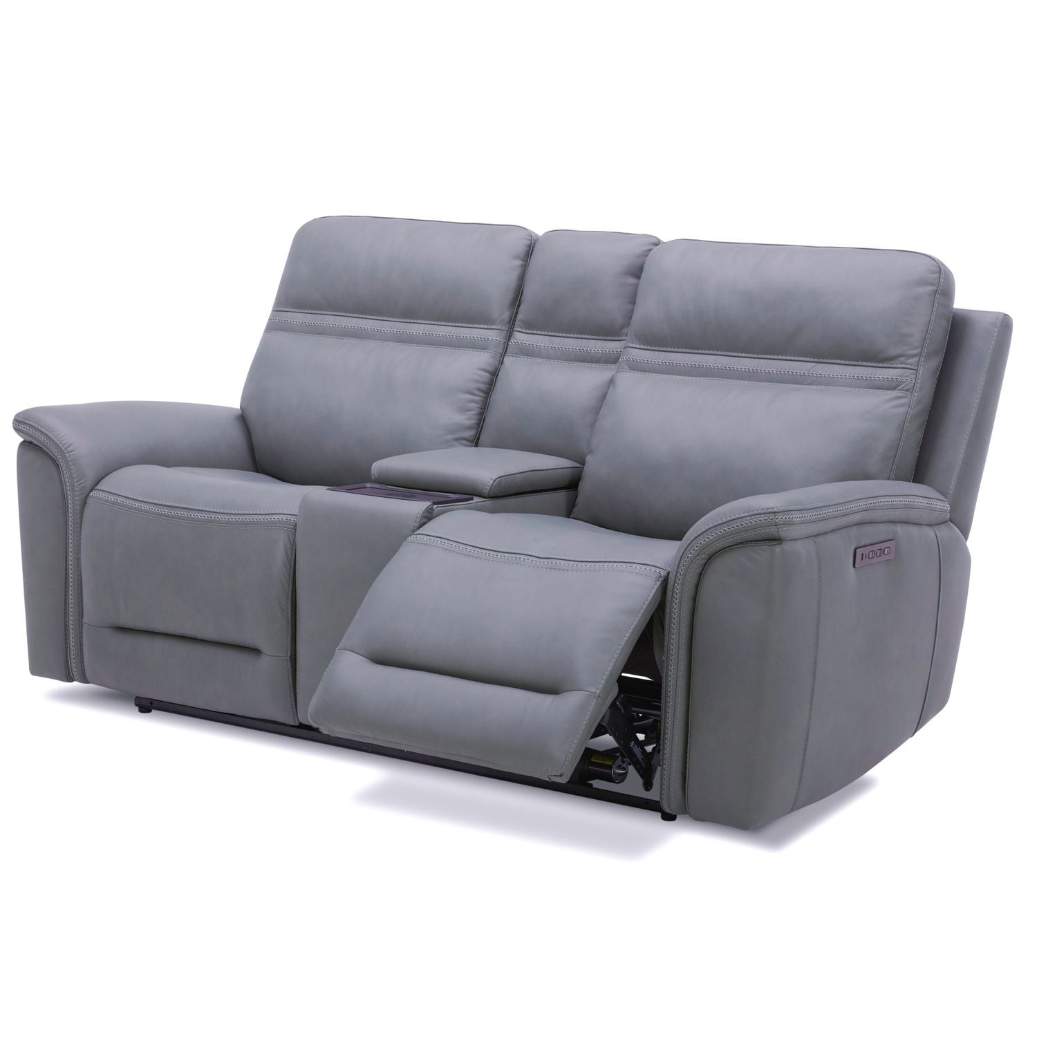 Loveseat w/Console P3 & ZG - Blue Gray