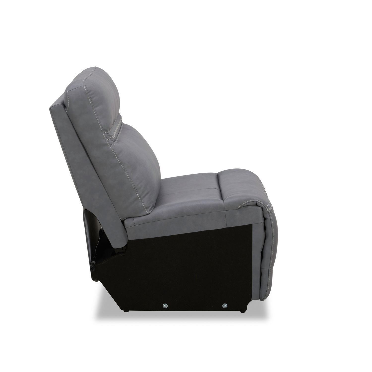 Armless Chair - Blue Gray
