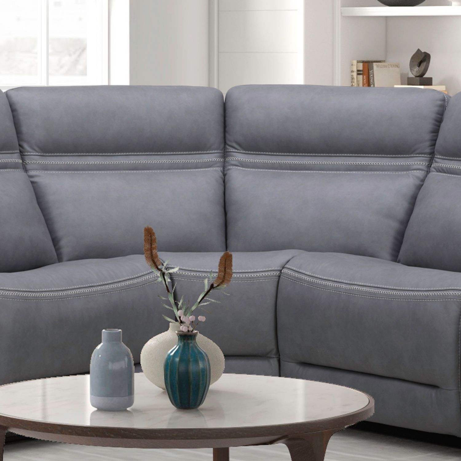 Corner Wedge - Blue Gray