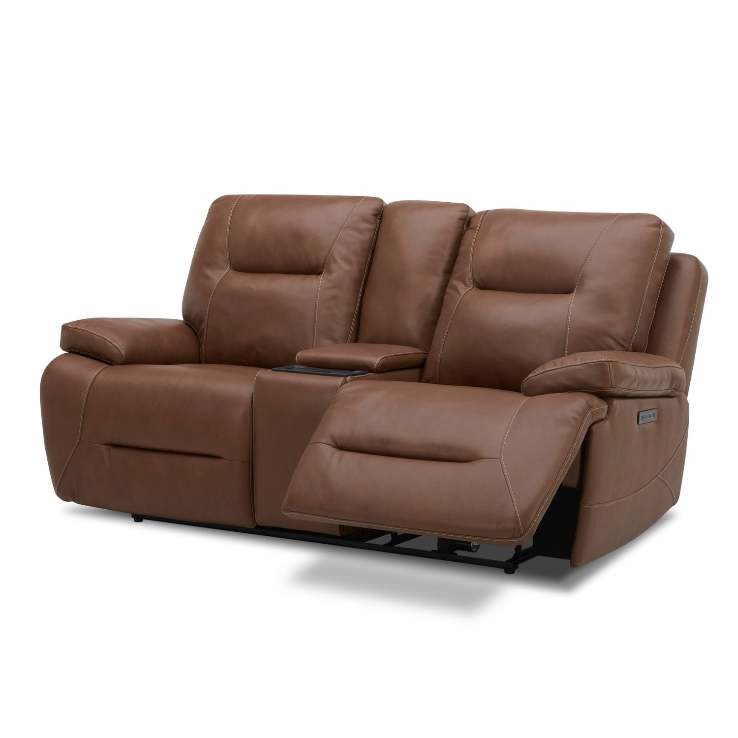 Loveseat w/Console P3 & ZG - Saddle