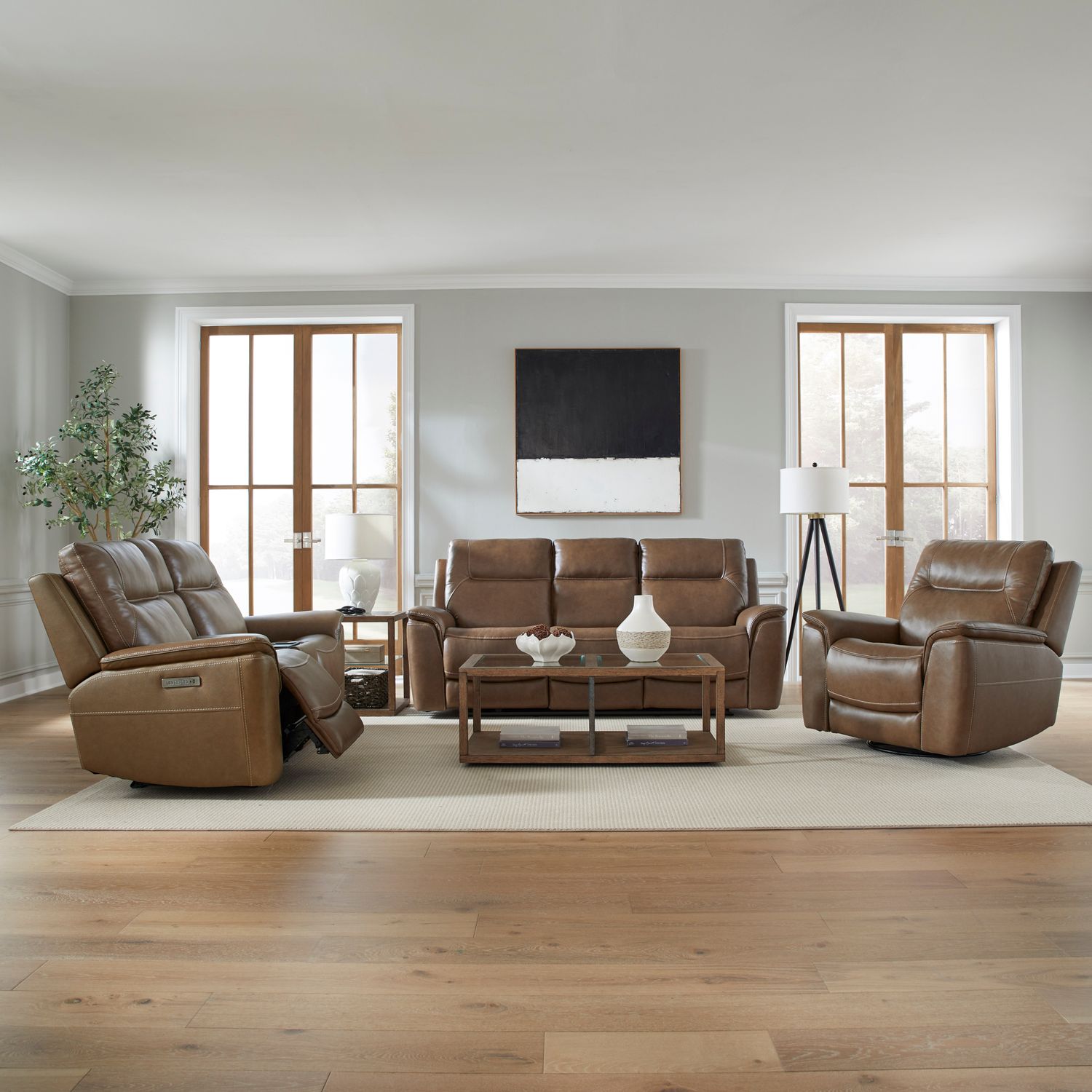 Sofa w/ Loveseat & Recliner