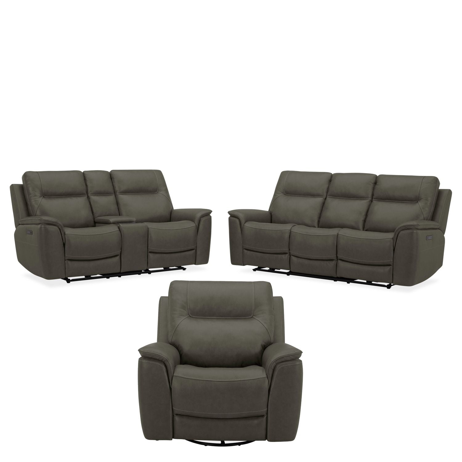 Sofa w/ Loveseat & Recliner