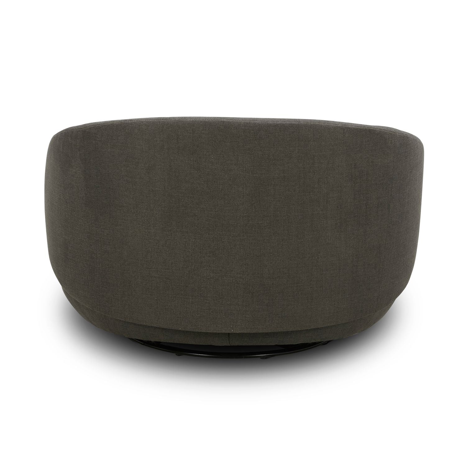 Uph Swivel Cuddler Chair - Charcoal