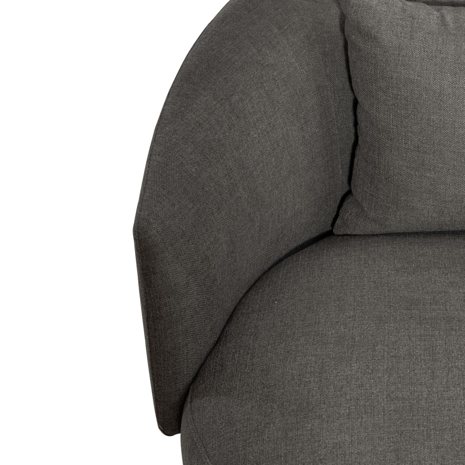 Uph Swivel Cuddler Chair - Charcoal