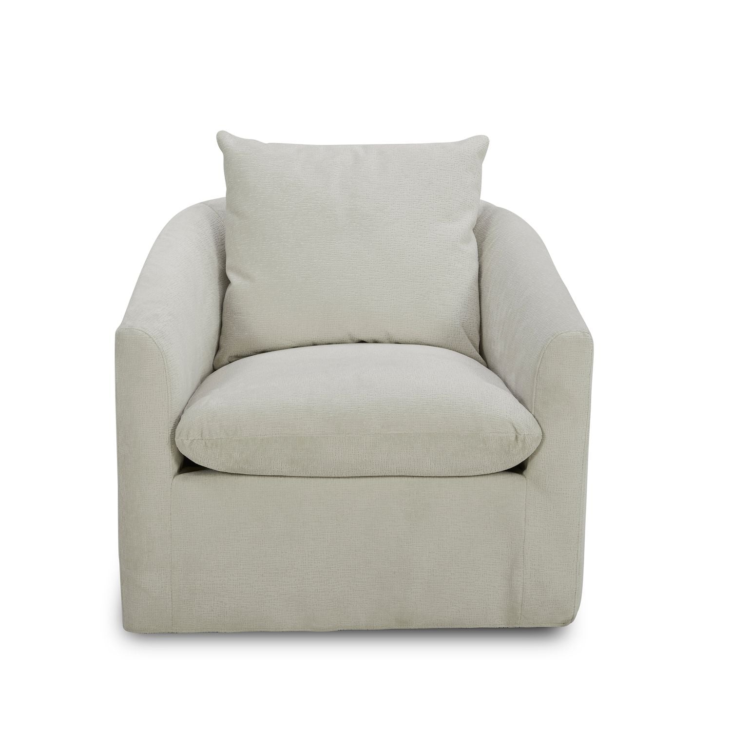 Uph Swivel Accent Chair - Ivory