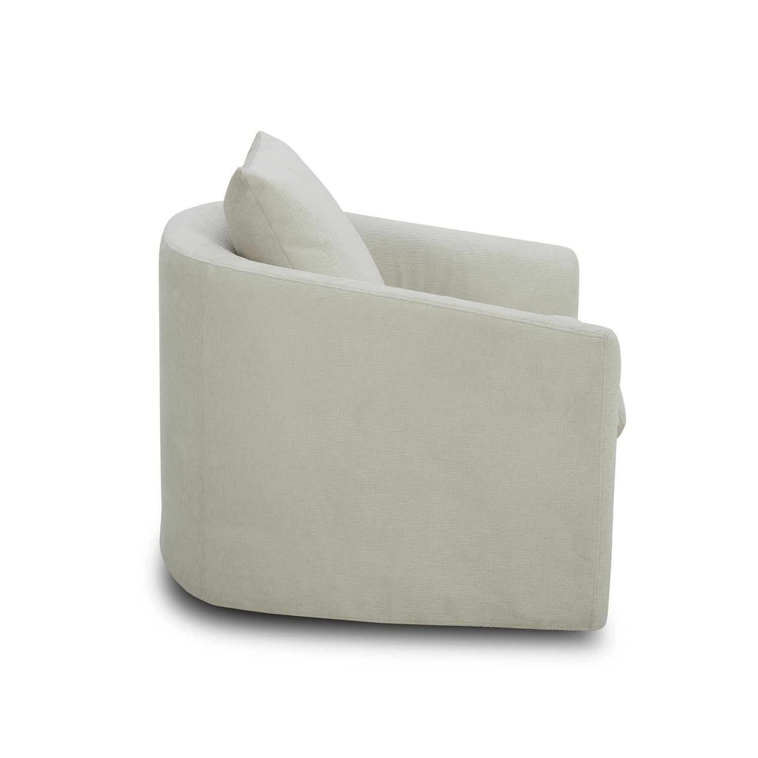 Uph Swivel Accent Chair - Ivory