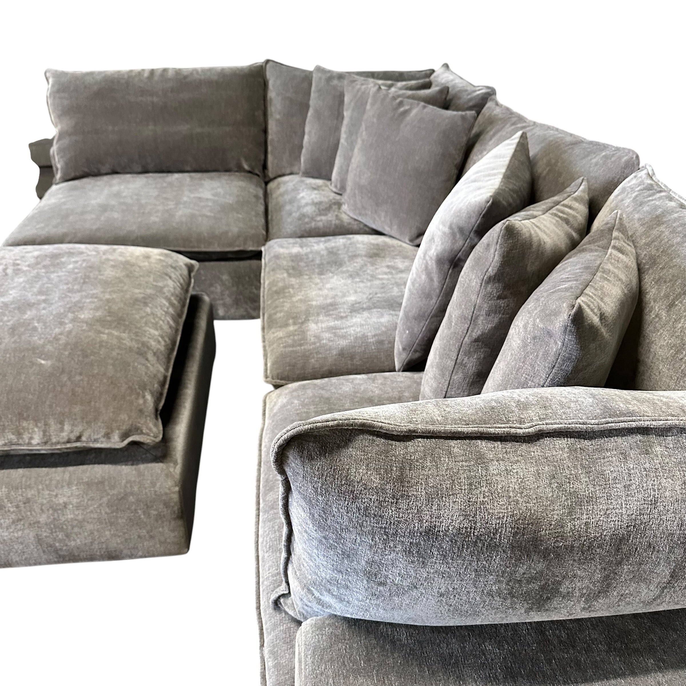 5 Pc Modular Cloud Sectional Sofa