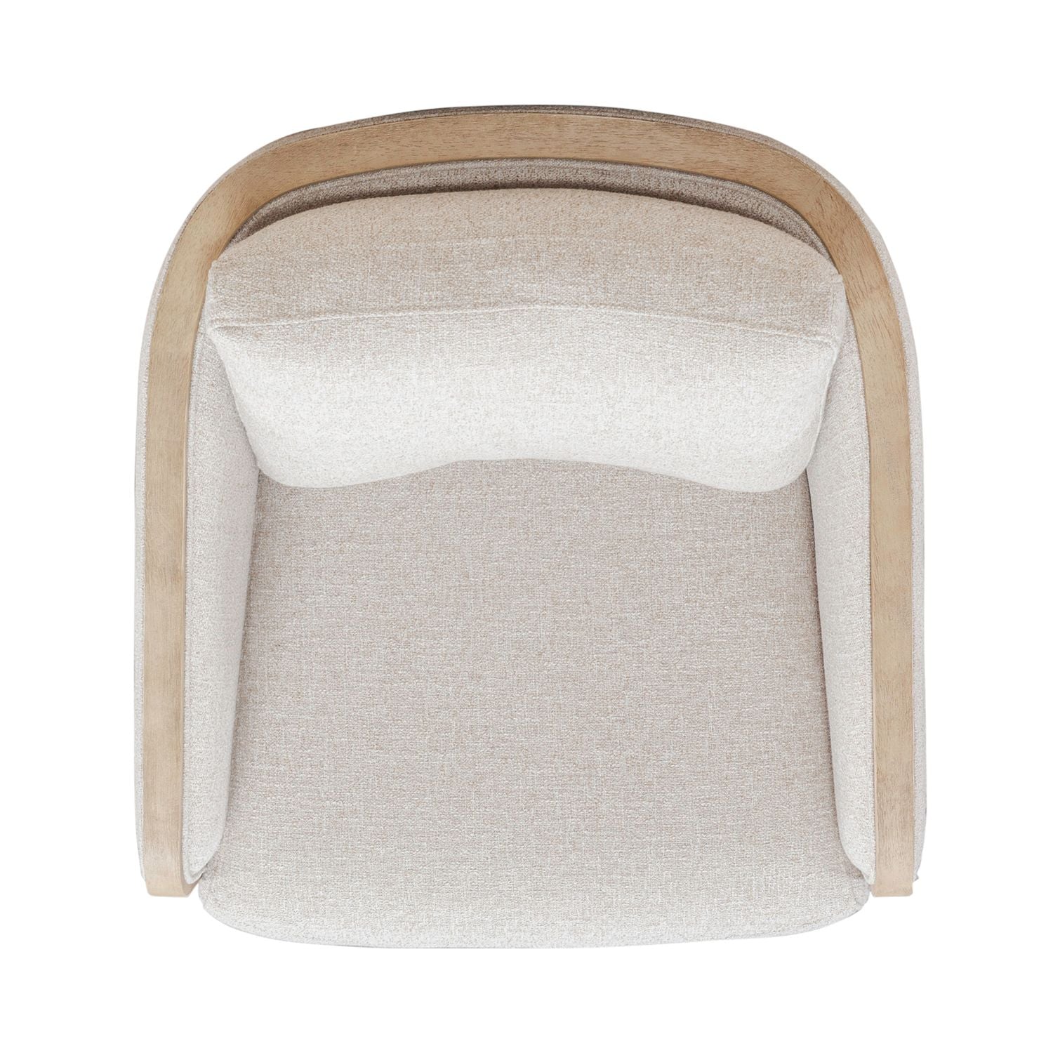 Uph Swivel Accent Chair - Light Brown
