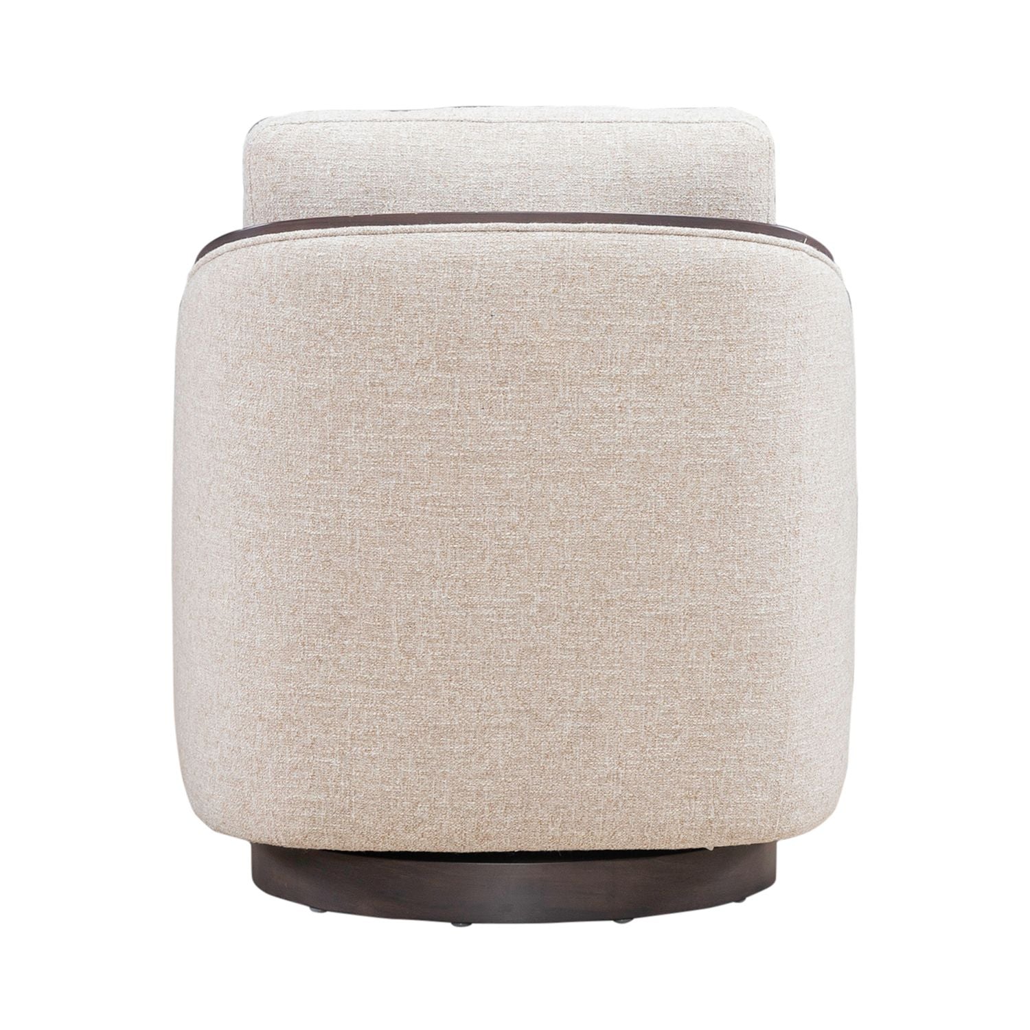 Uph Swivel Accent Chair - Dark Brown