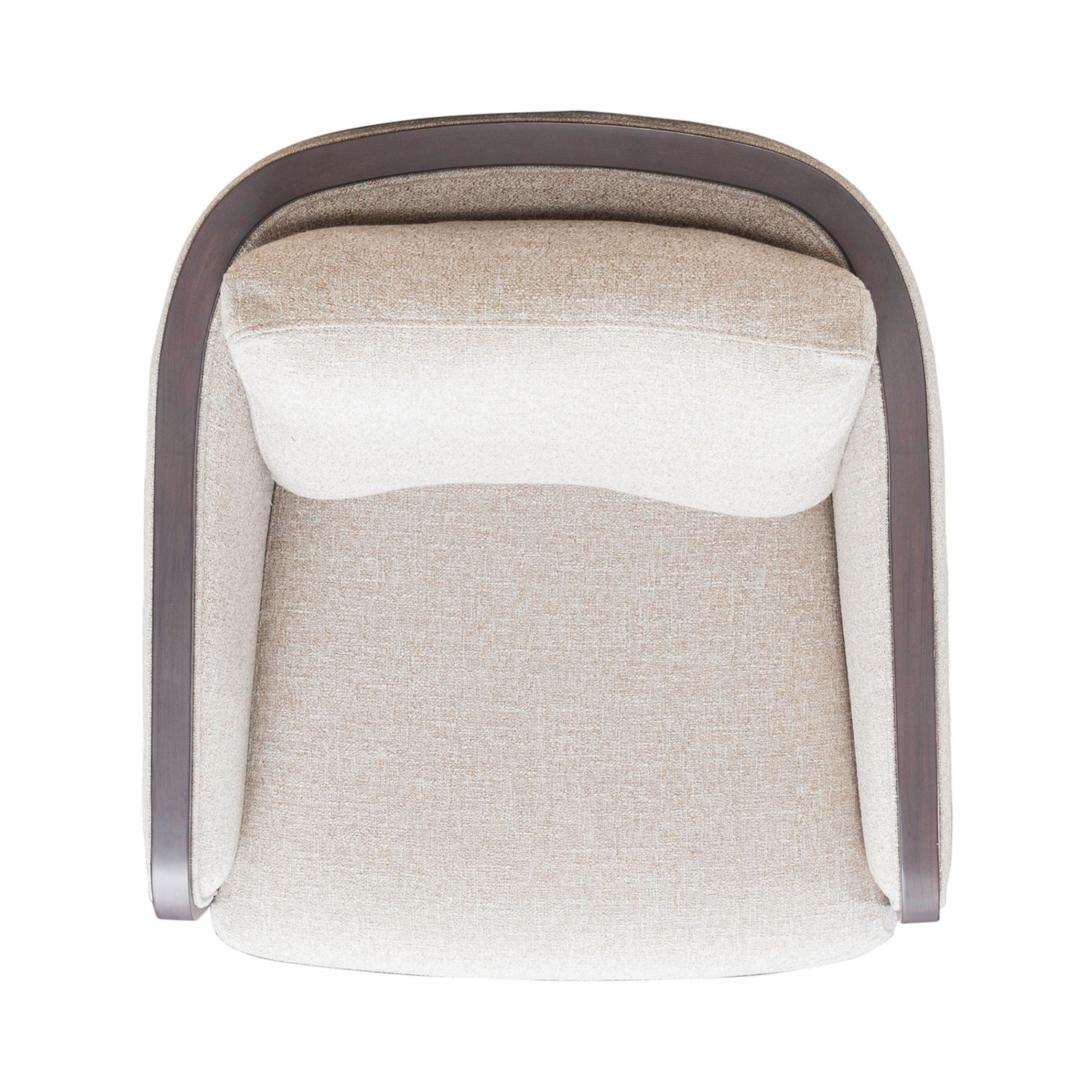 Uph Swivel Accent Chair - Dark Brown