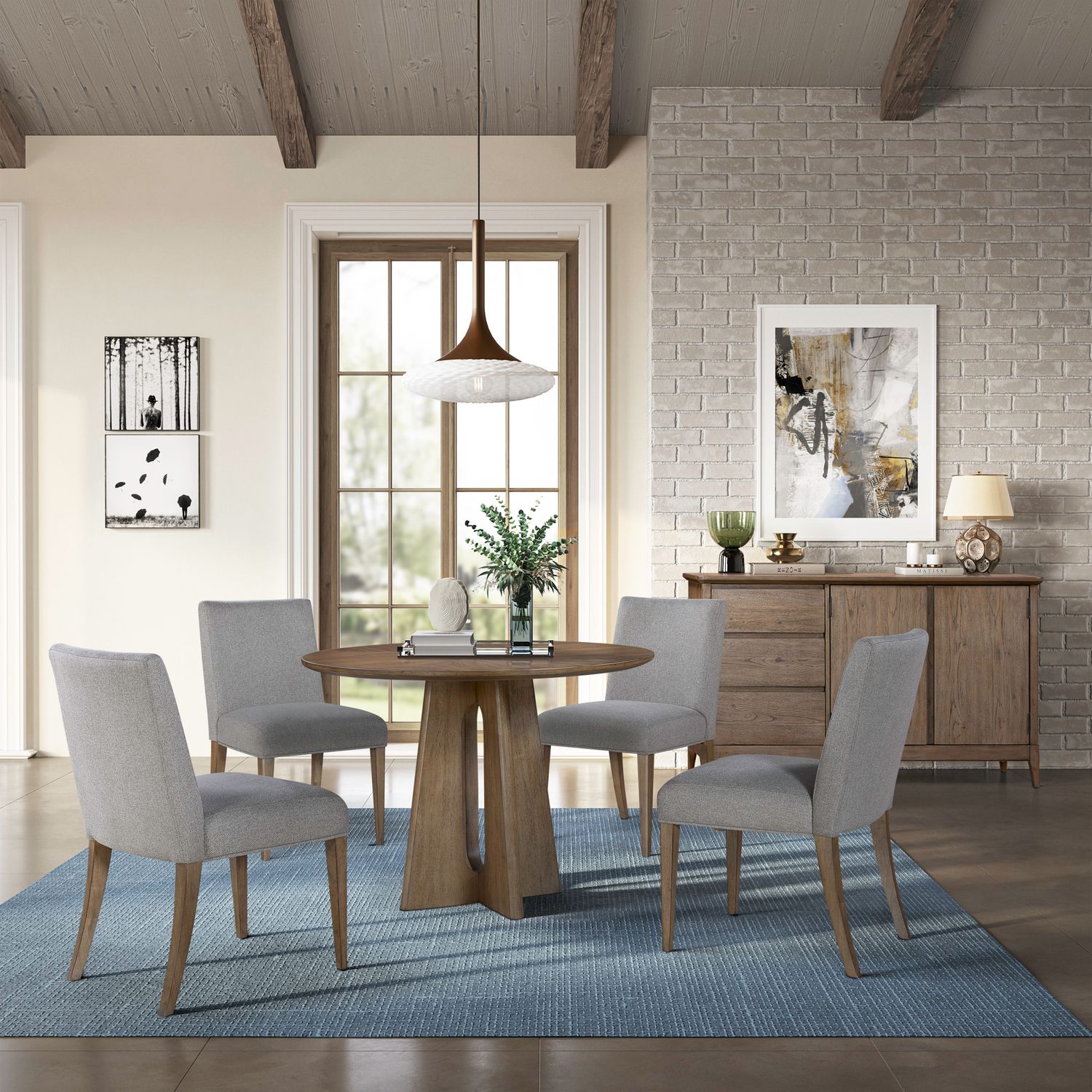 Opt 5 Piece Round Table Set