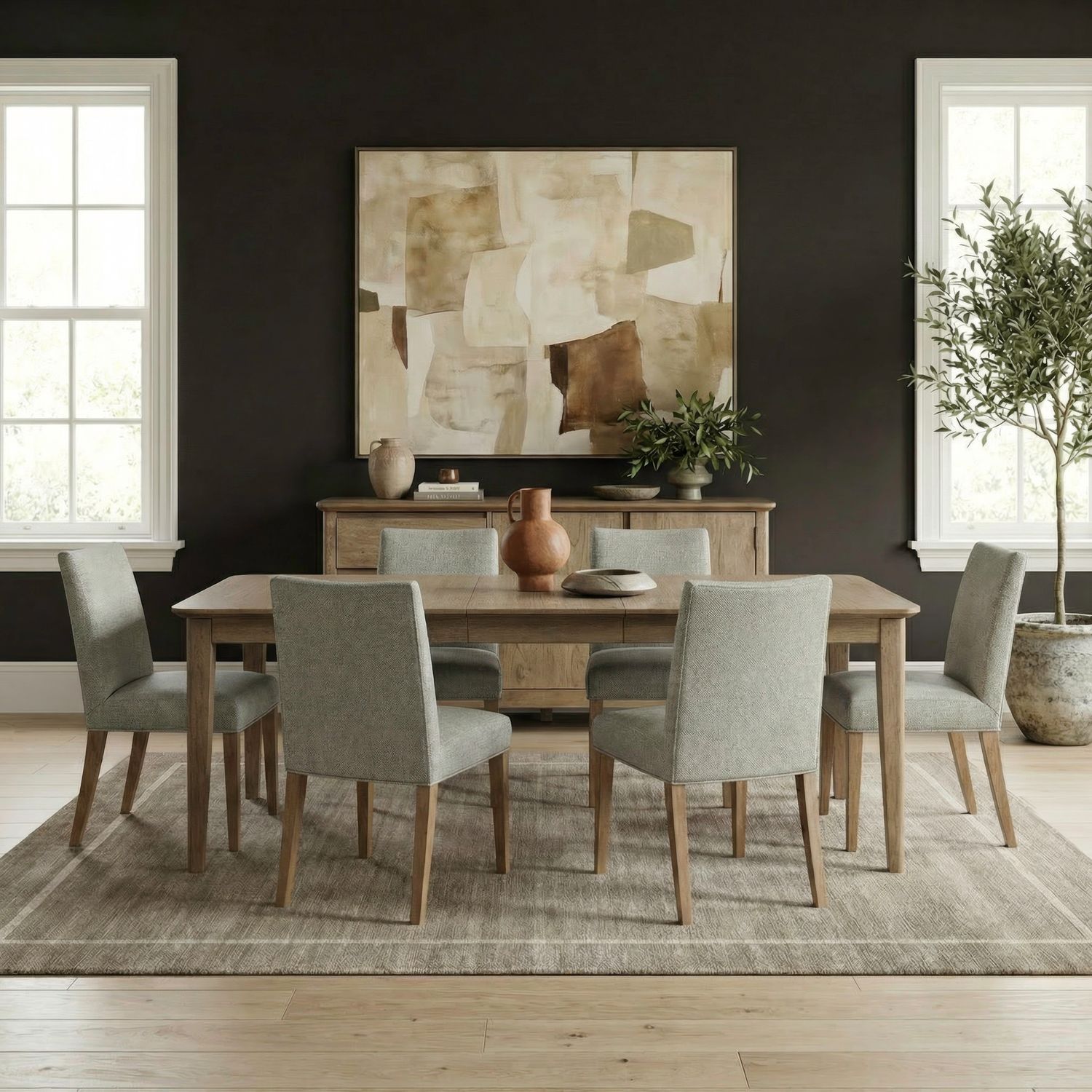 Opt 7 Piece Rectangular Table Set
