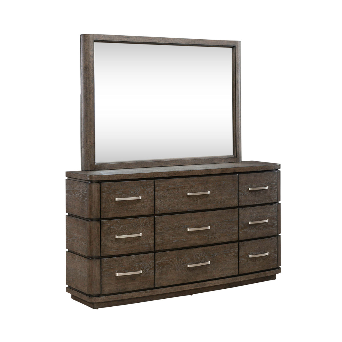 Cascade Falls 9-Drawer Dresser & Mirror