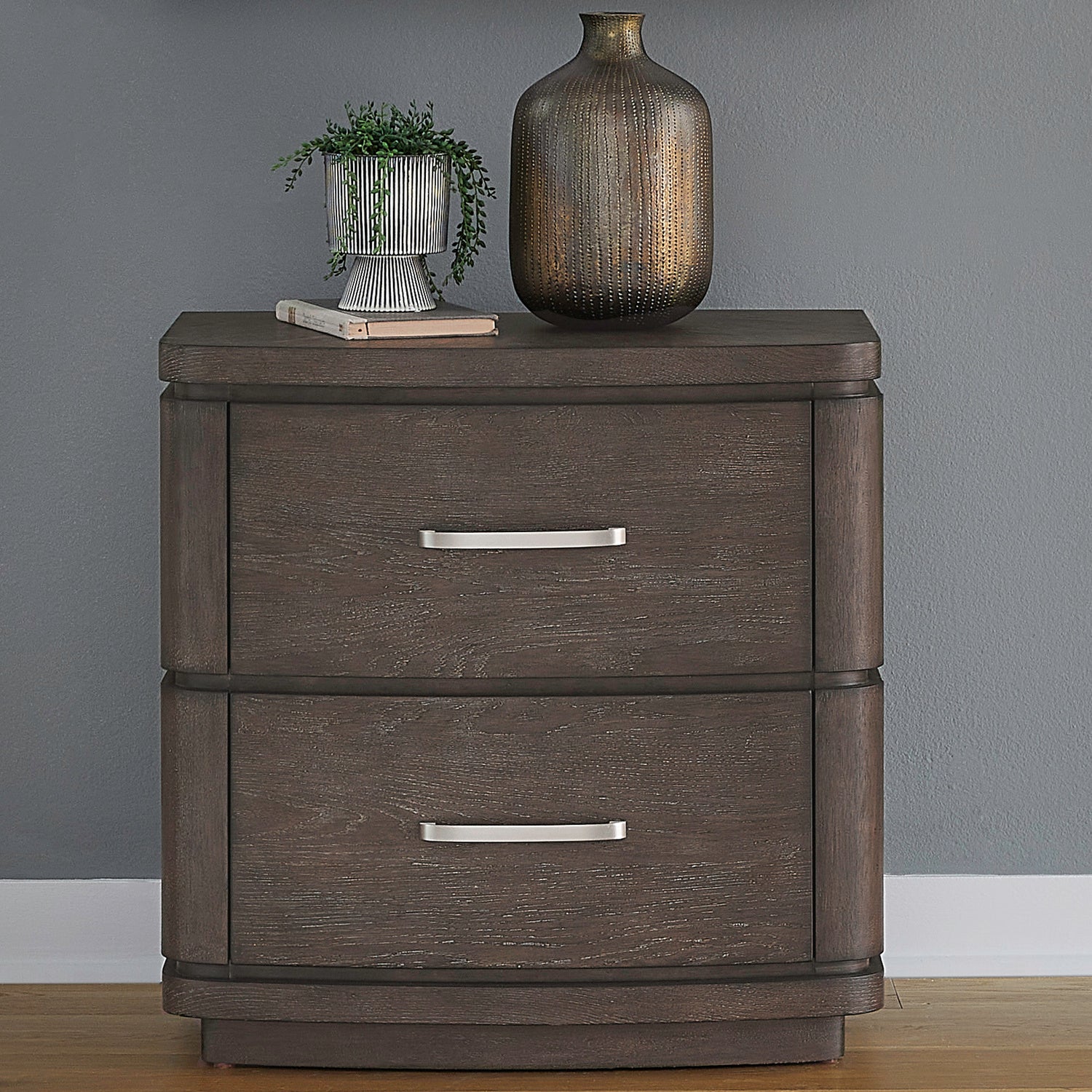 Cascade Falls Nightstand with Charging Station