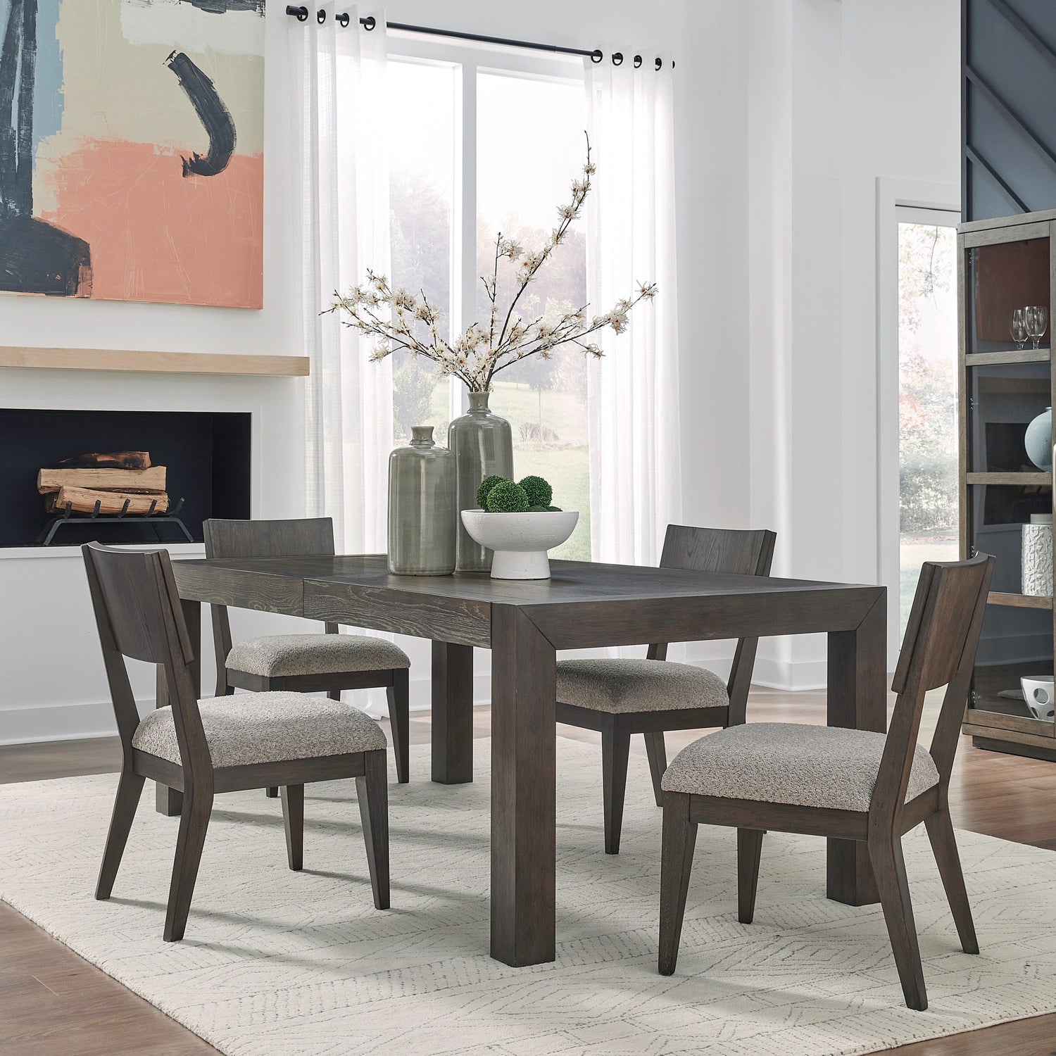 Cascade Falls 5-Piece Rectangular Dining Table Set