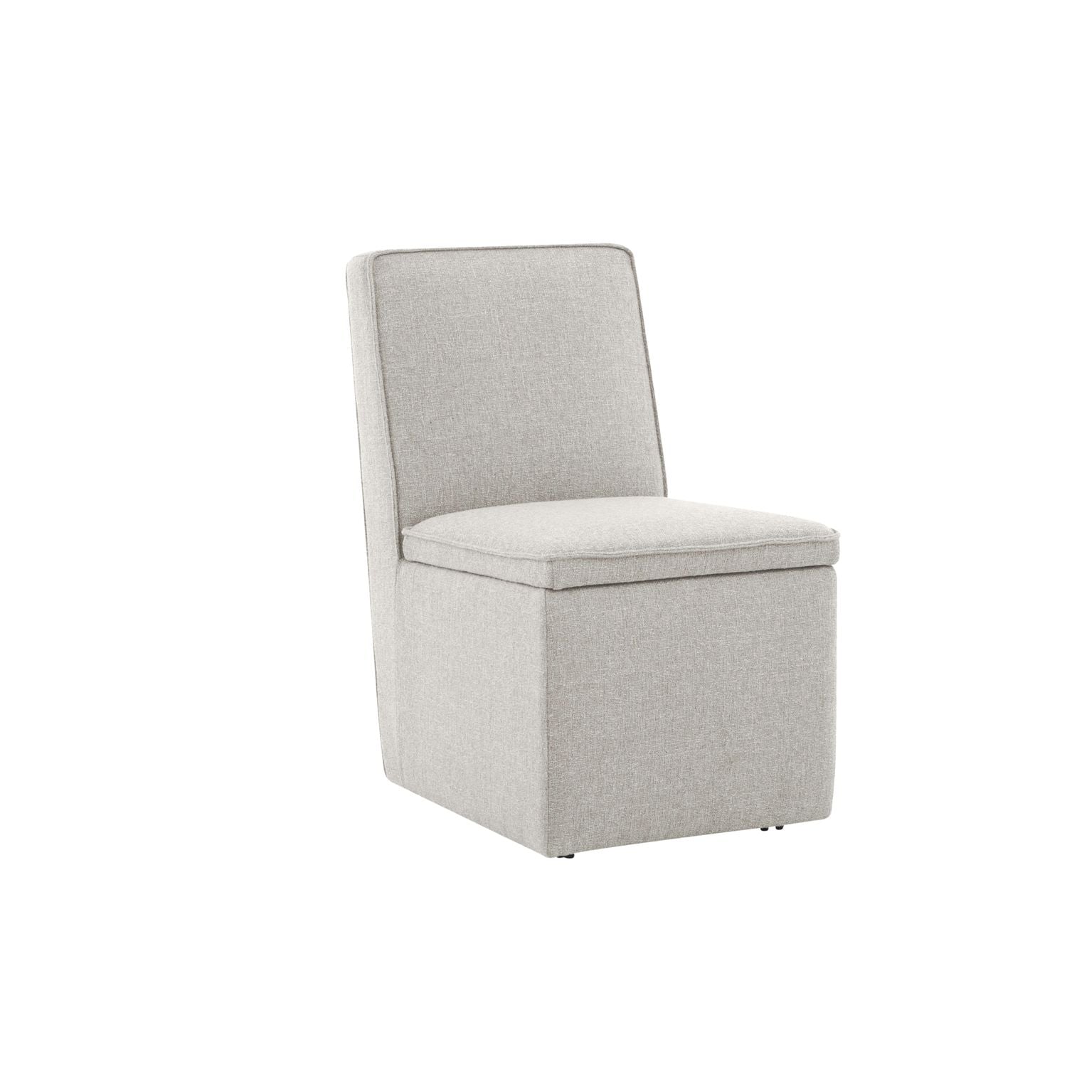 Accent Storage Dining Chair w/ Casters