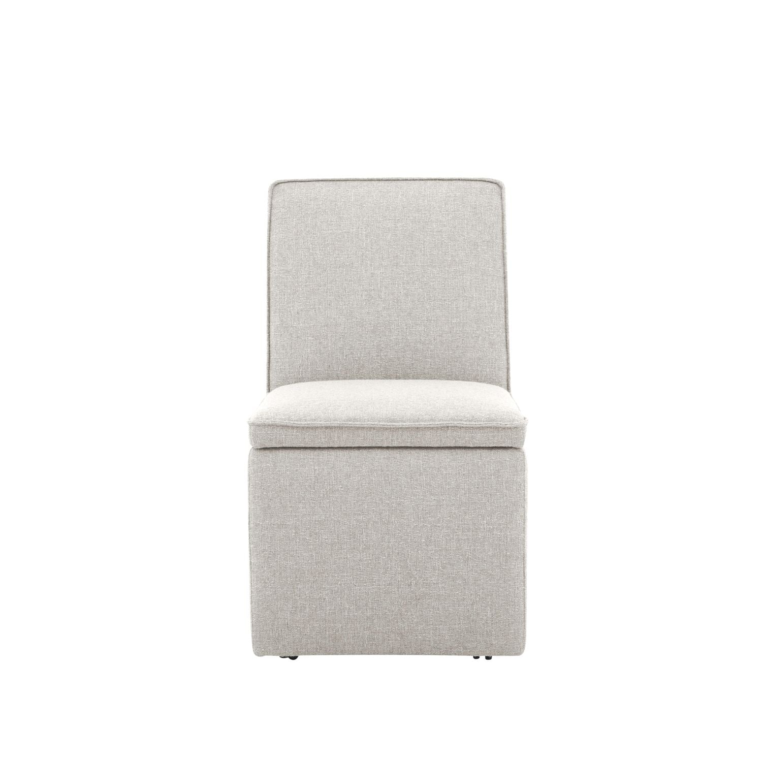 Accent Storage Dining Chair w/ Casters