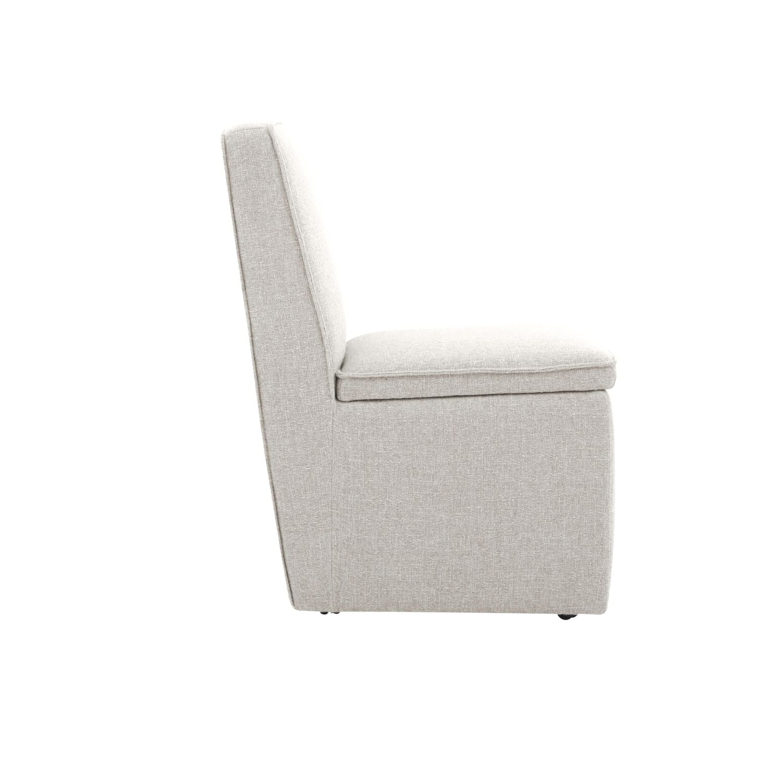 Accent Storage Dining Chair w/ Casters