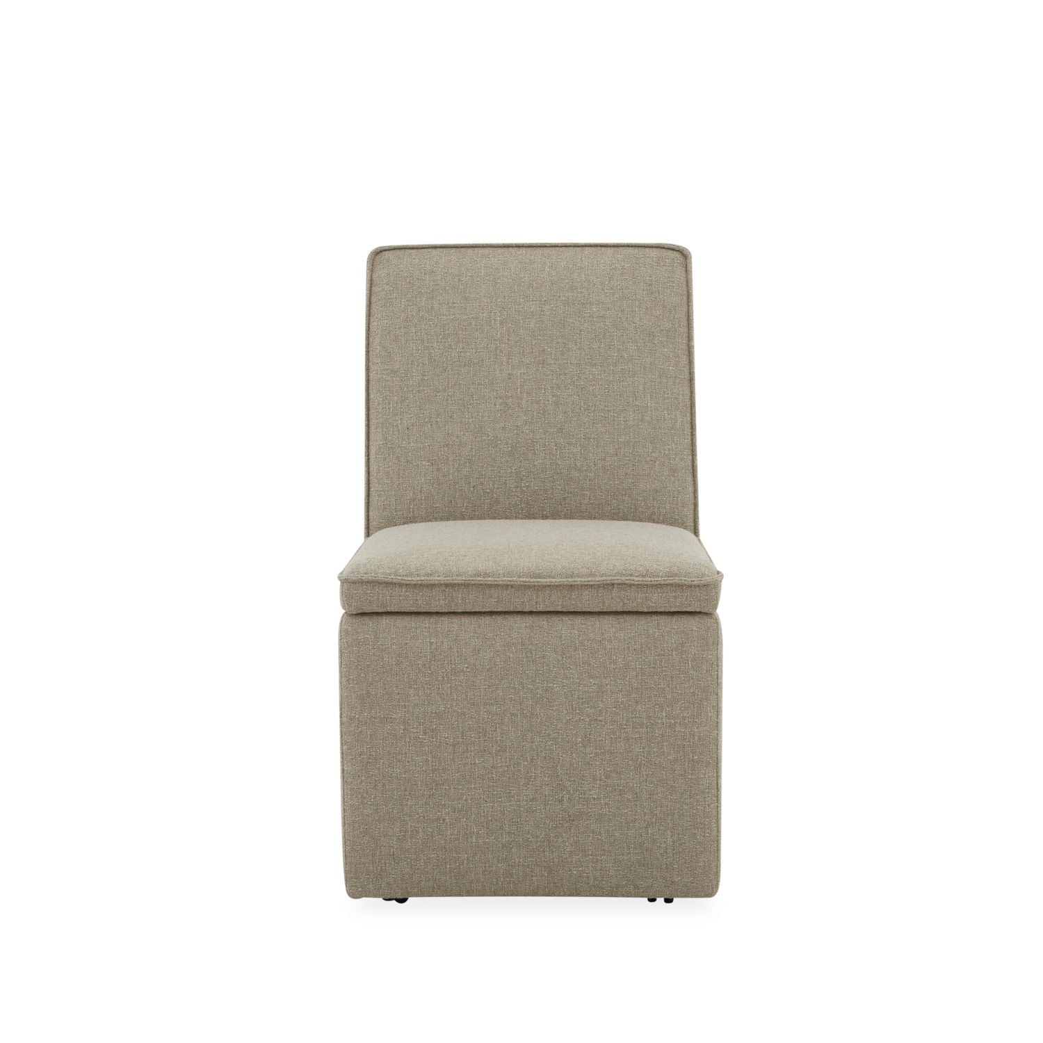Accent Storage Dining Chair w/ Casters