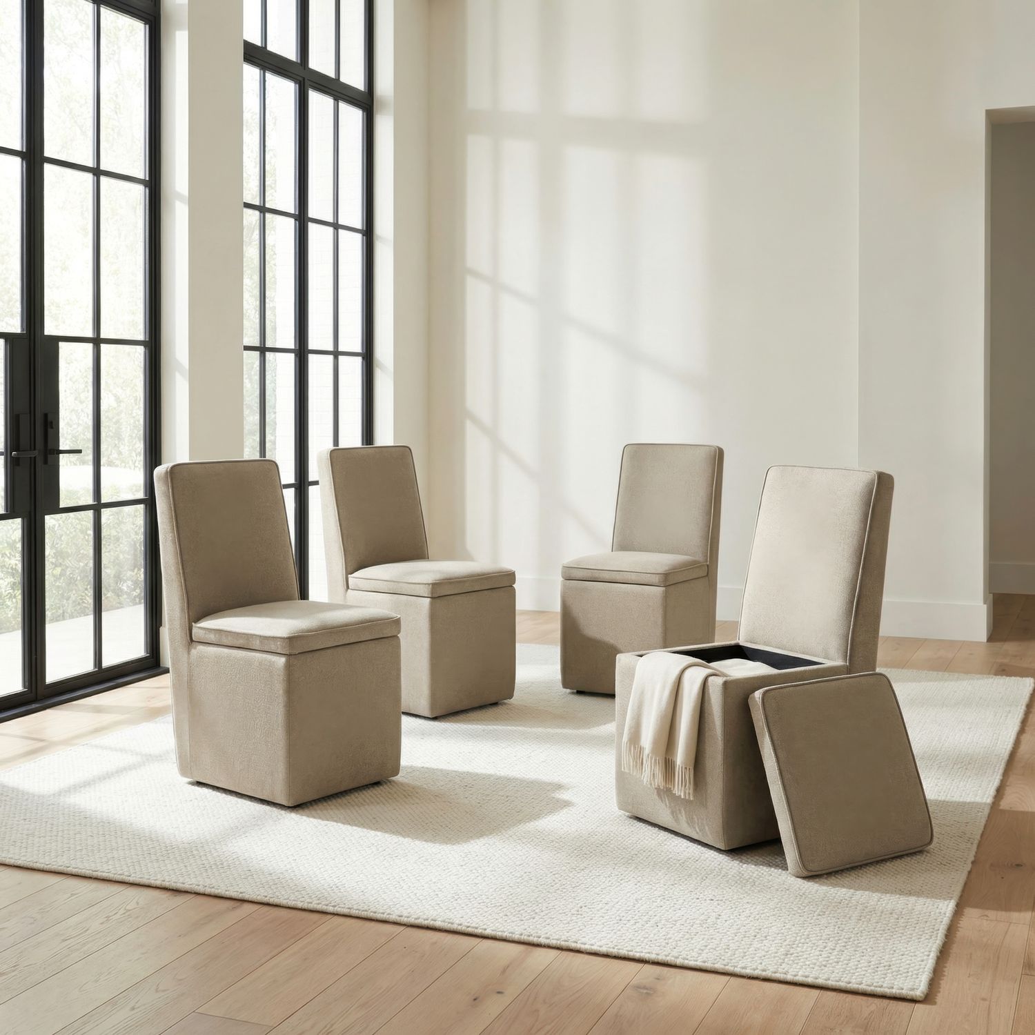 Cloud Accent Dining Chairs - Set of 4