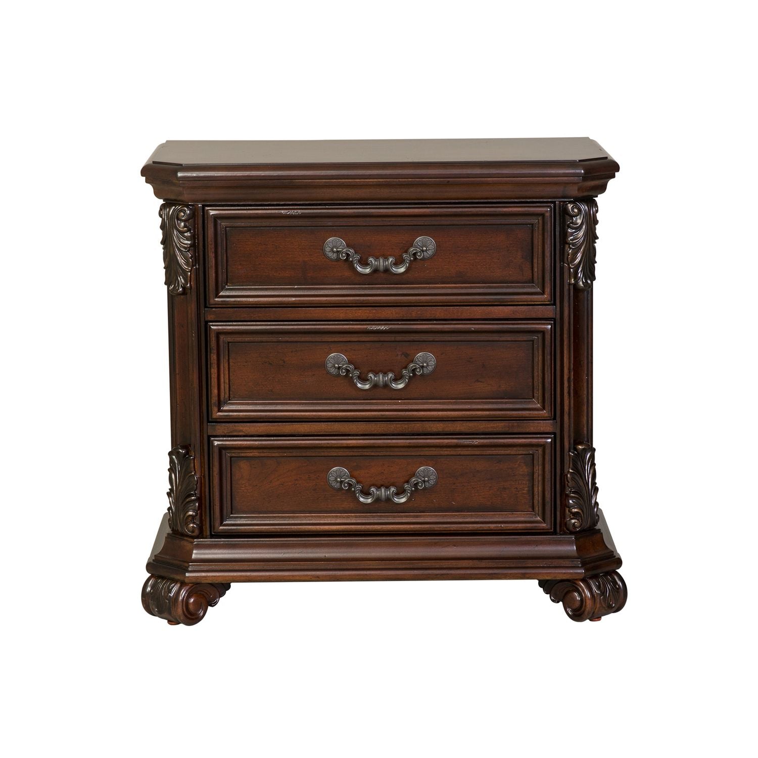 King Poster Bed, Dresser & Mirror, Chest, Night Stand