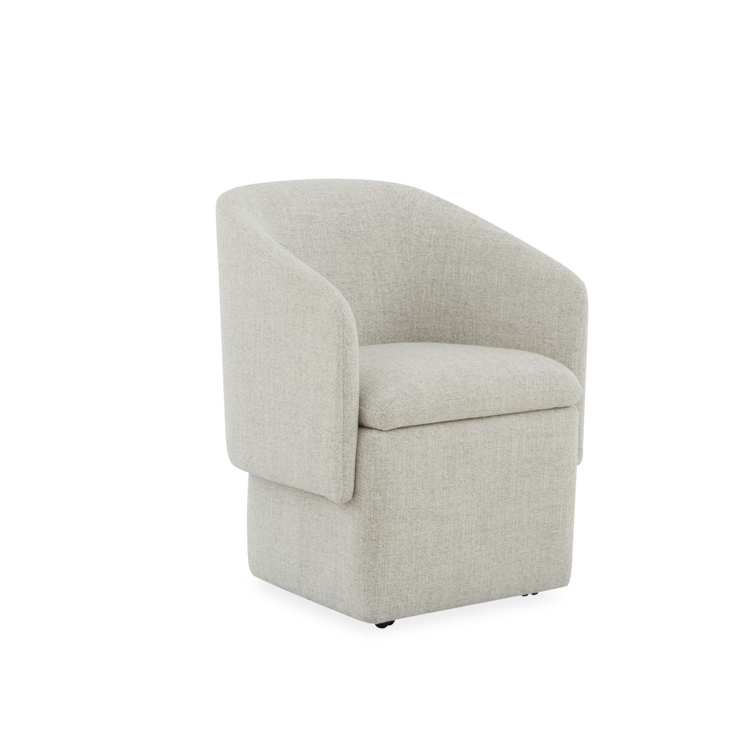 Accent Storage Dining Chair w/ Casters