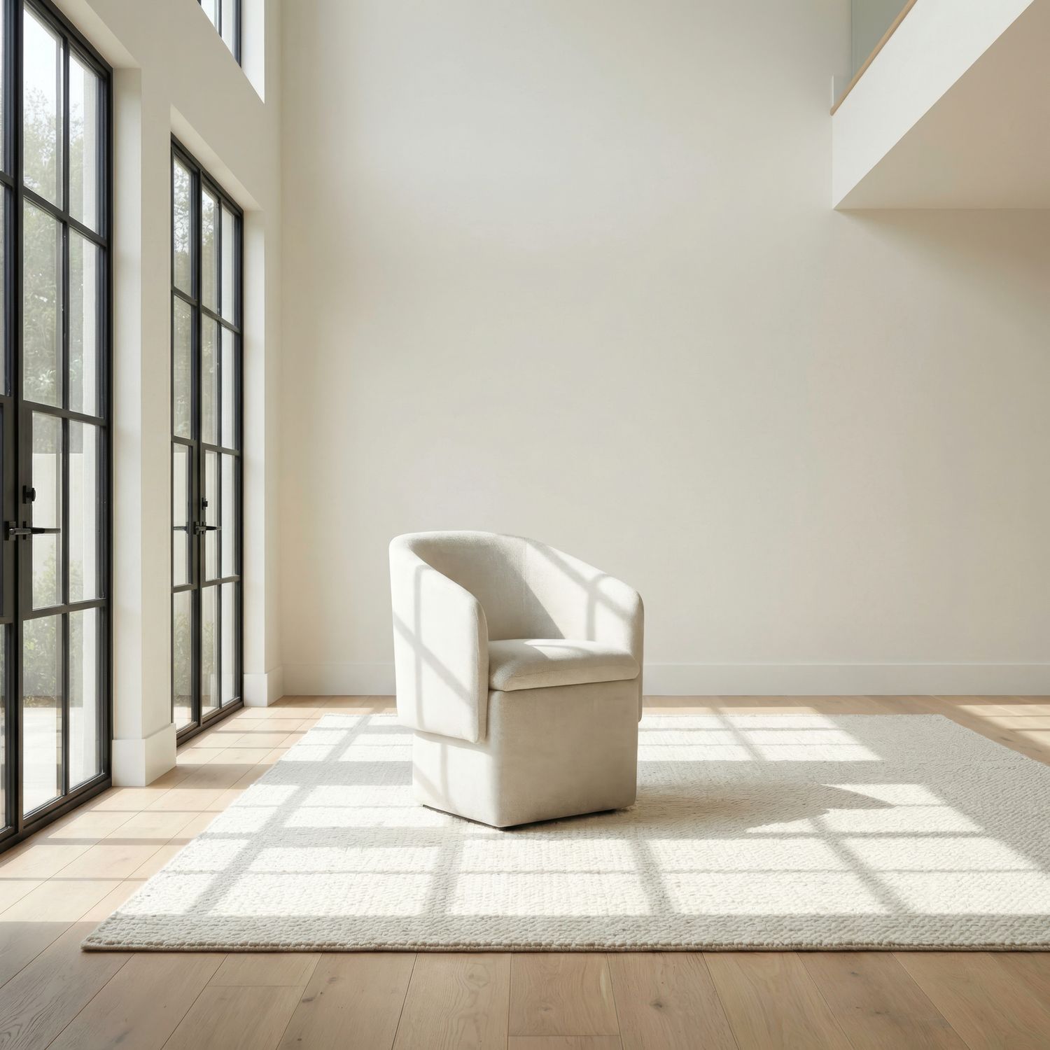 Accent Storage Dining Chair w/ Casters