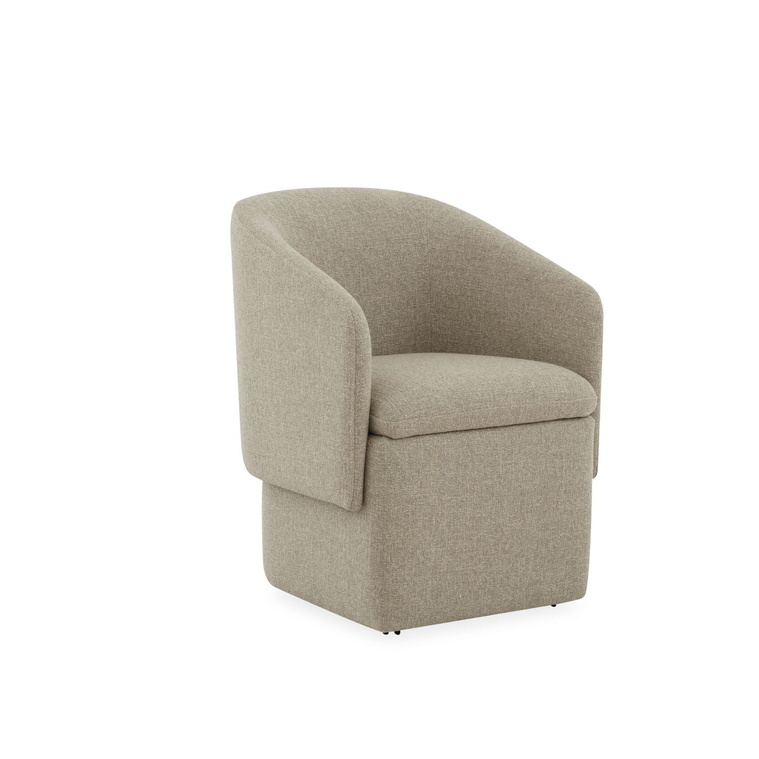 Accent Storage Dining Chair w/ Casters