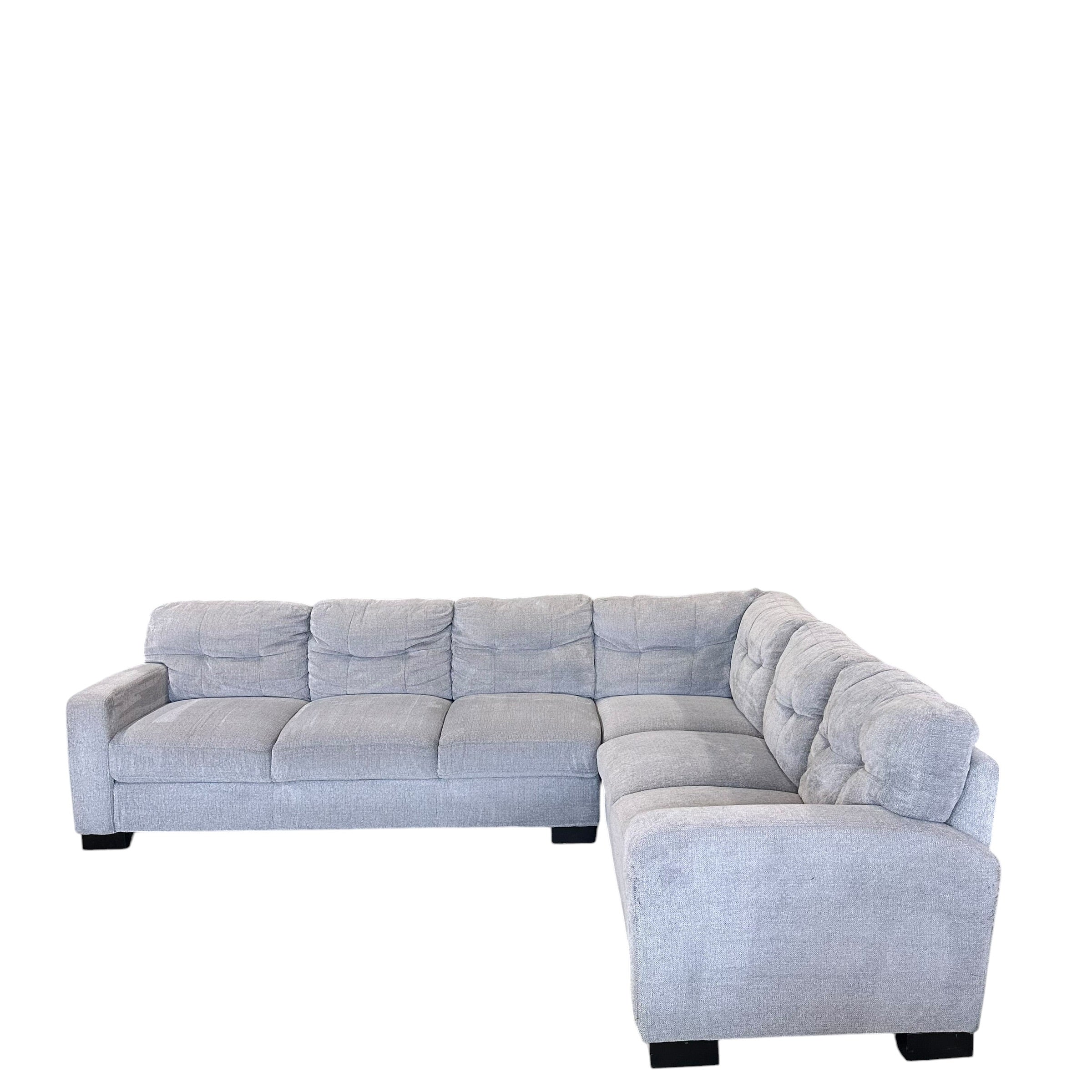 L Shape Sectional in Gray
