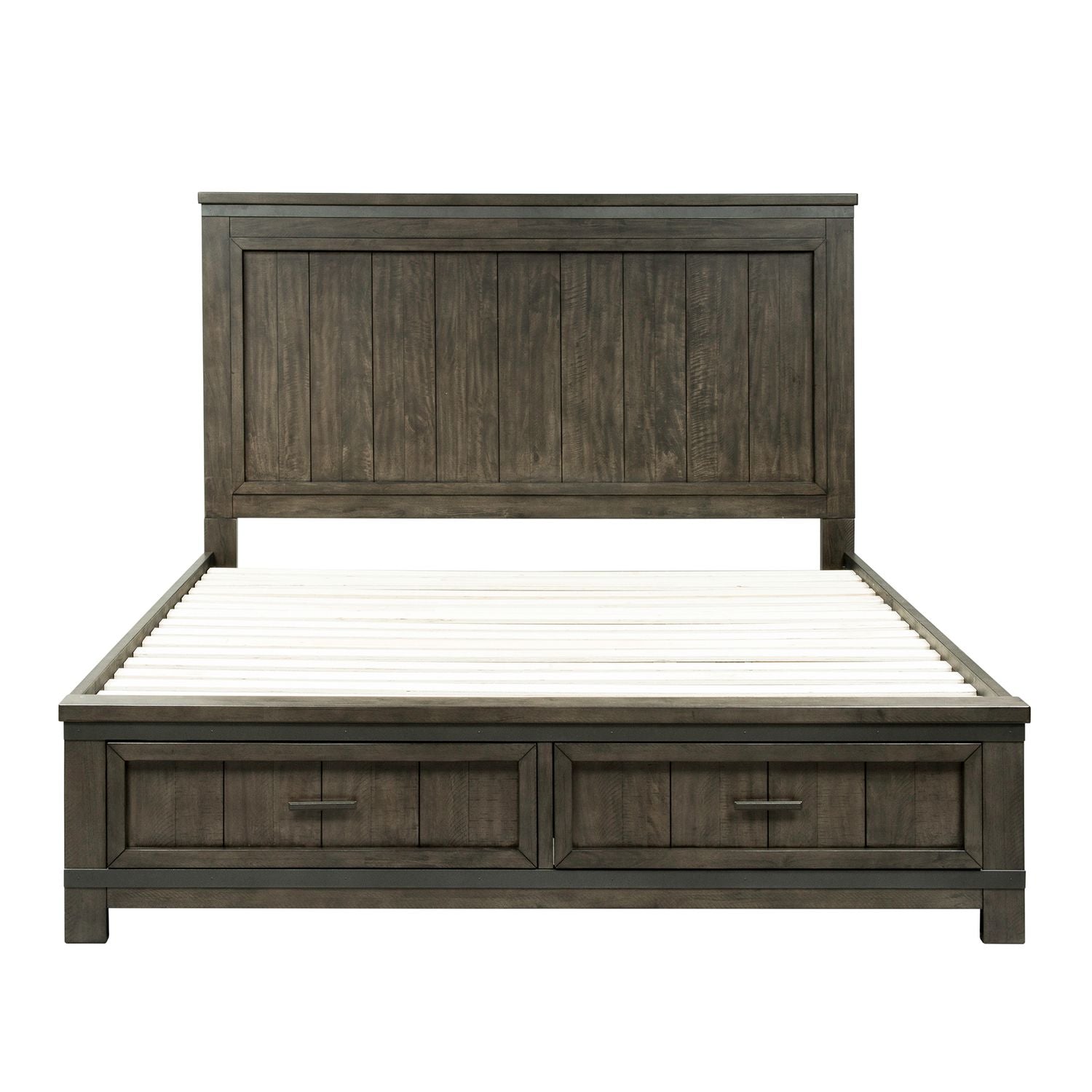 King Two Sided Storage Bed, Dresser & Mirror, Chest, Night Stand