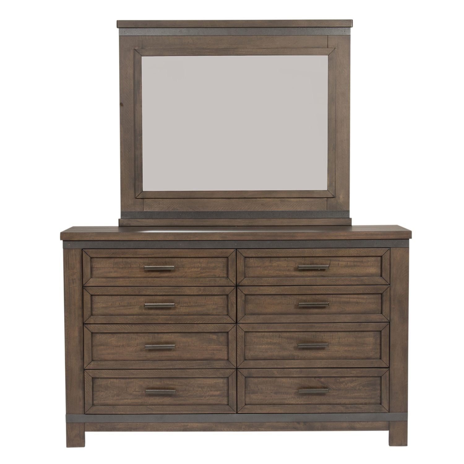 King Bookcase Bed, Dresser & Mirror, Chest, Night Stand