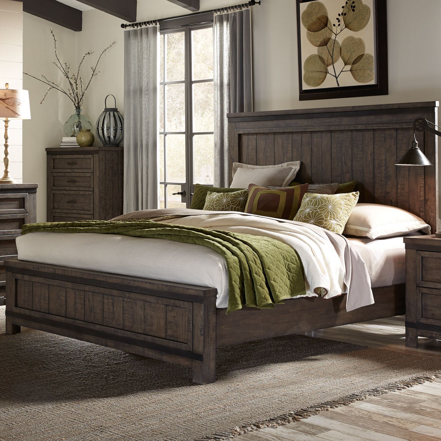 King Panel Bed