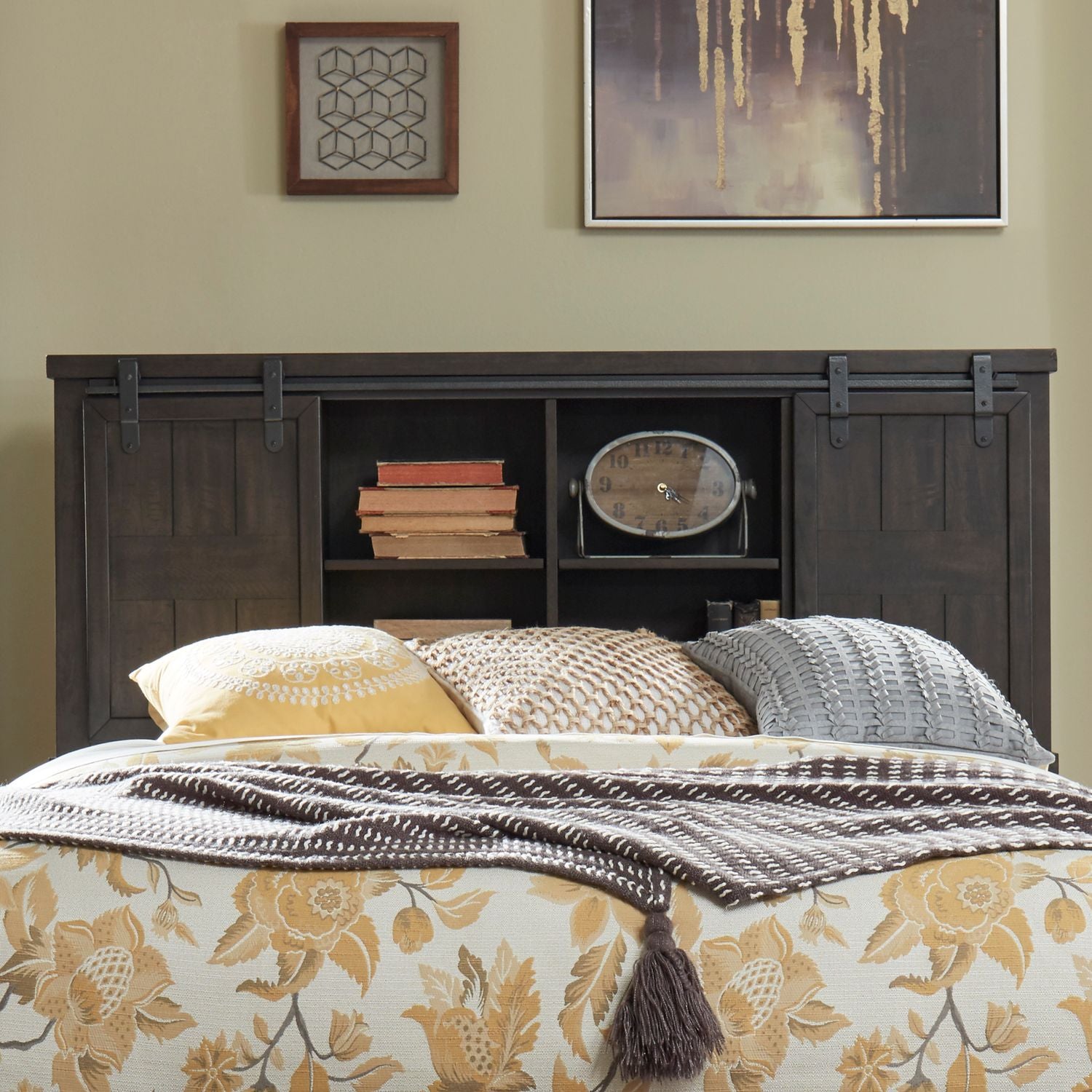 King Bookcase Headboard