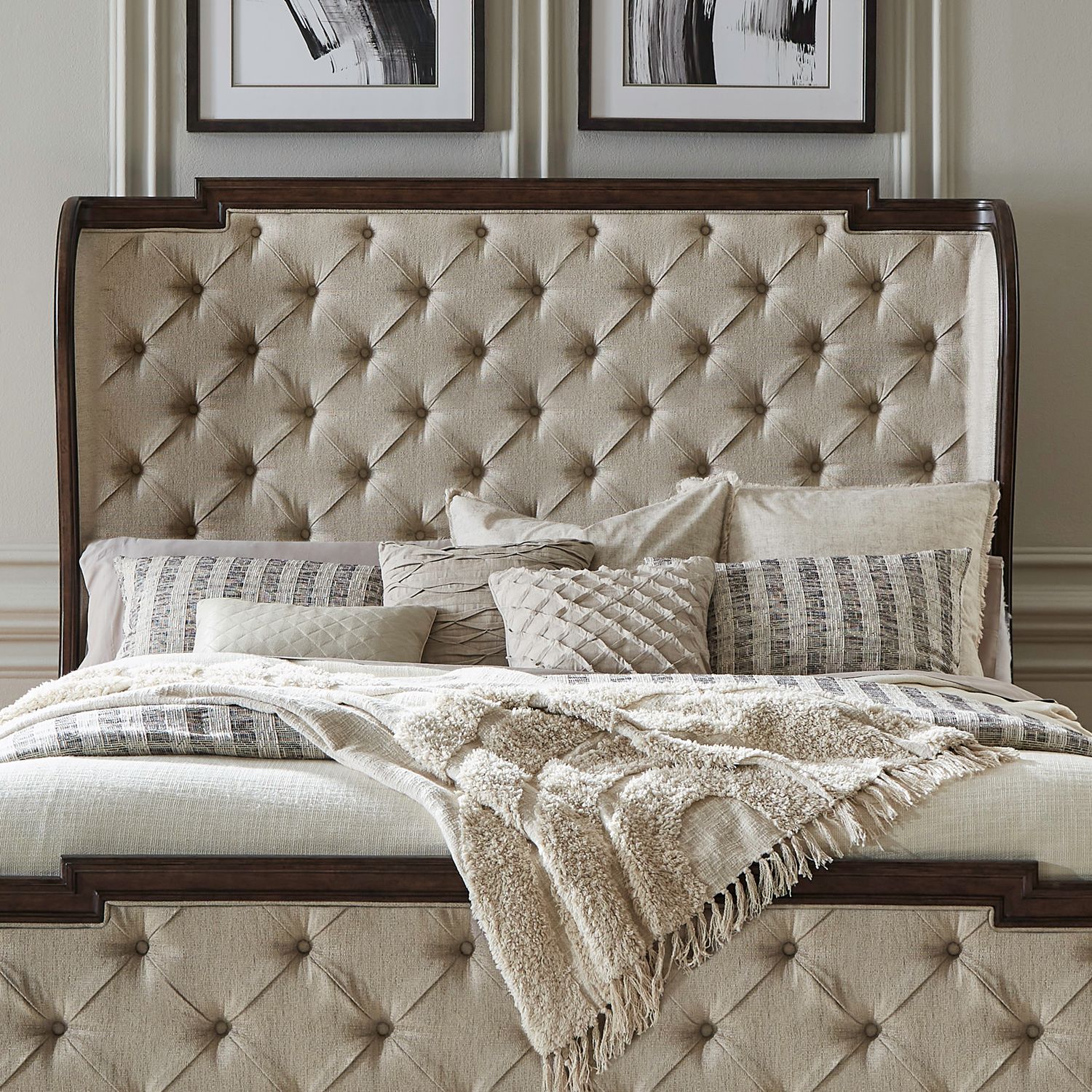 King Uph Shelter Headboard