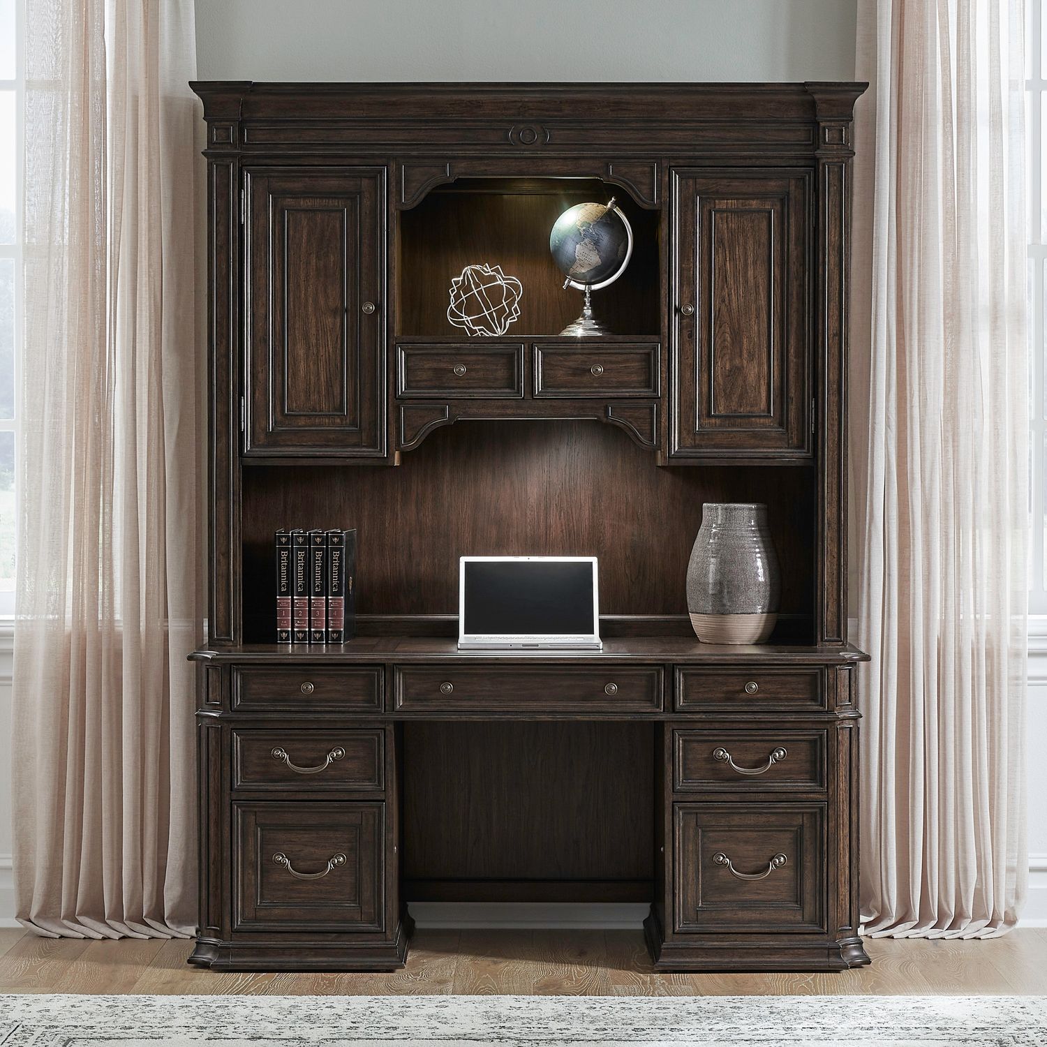 Jr Executive Credenza Hutch
