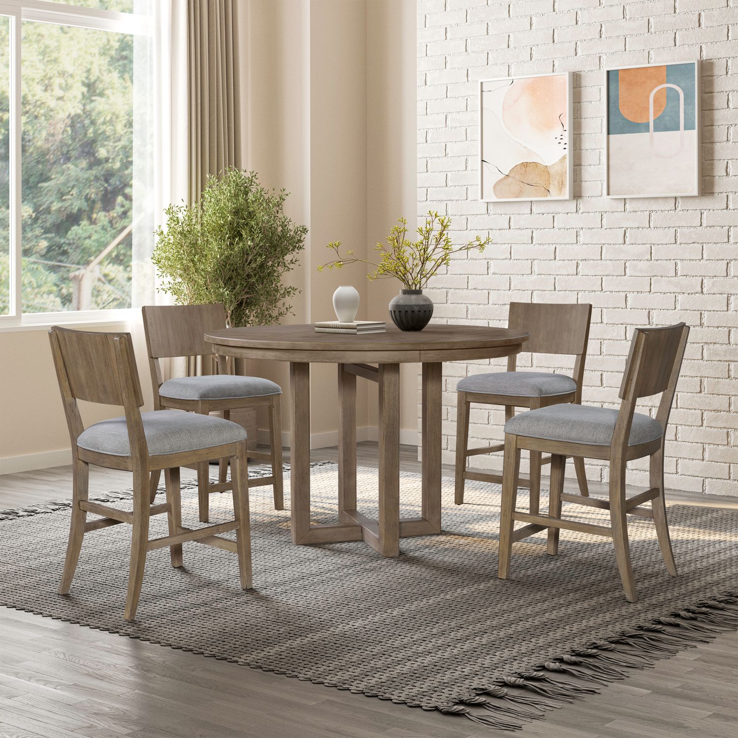5 Piece Gathering Table Set