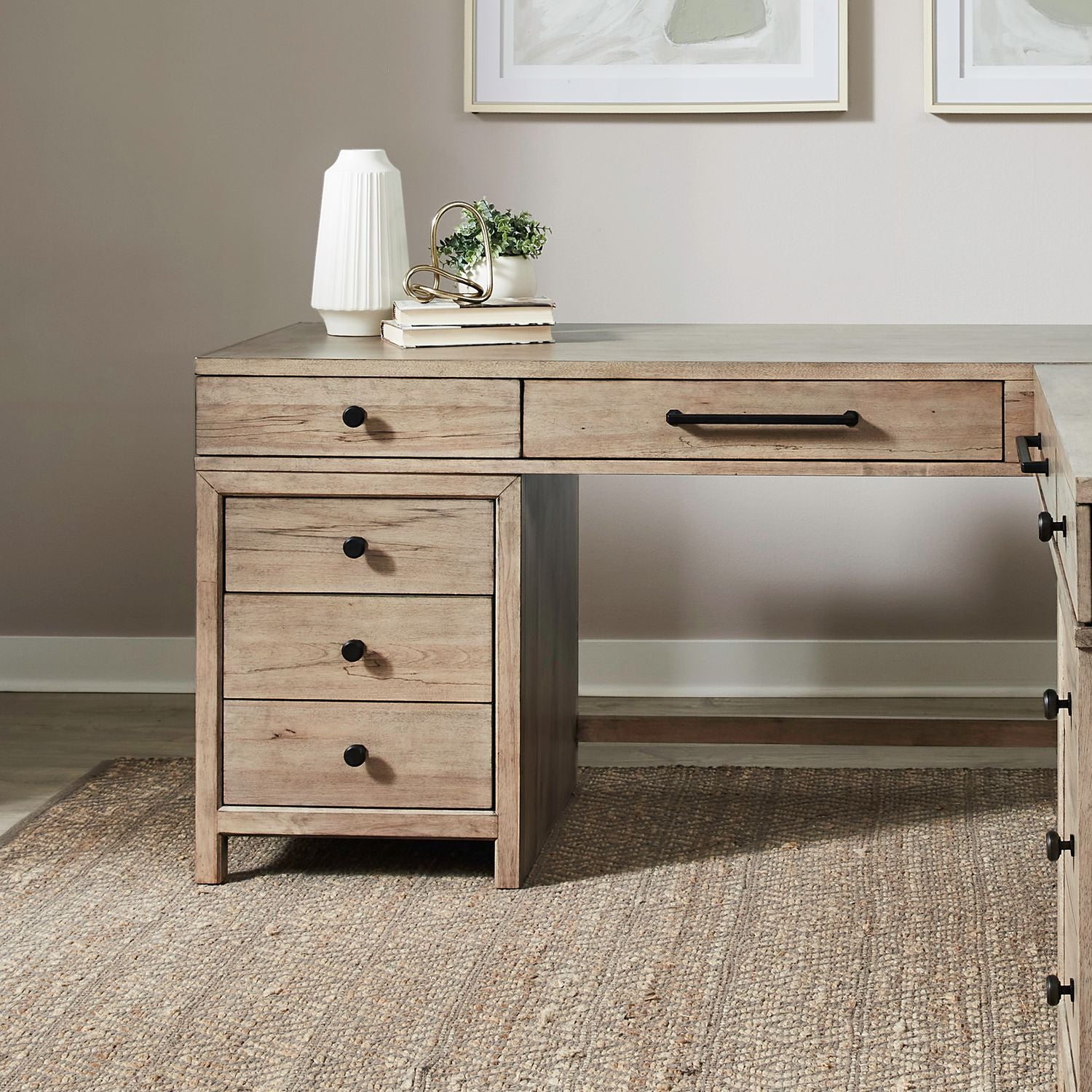 L Writing Desk Base