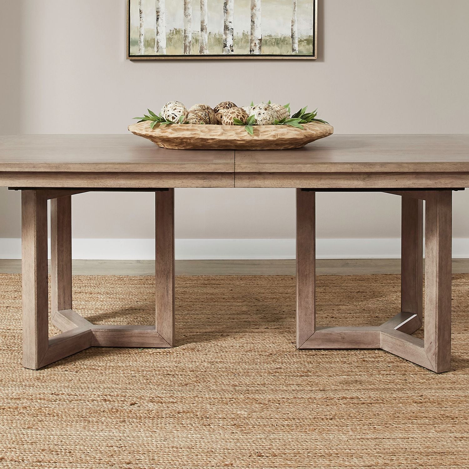 Double Pedestal Table Base